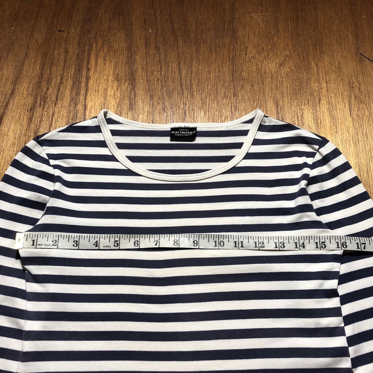 Marimekko × Vintage Vintage Marimekko Stripe Long Sleeve Tee Size XS / US 0-2 / IT 36-38 - 14 Thumbnail