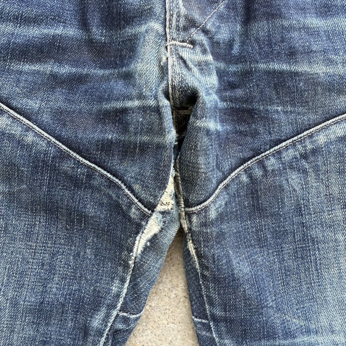G-Star VINTAGE G STAR RAW DOUBLE KNEE JEAN DENIM PANTS Size US 30 / EU 46 - 9 Thumbnail
