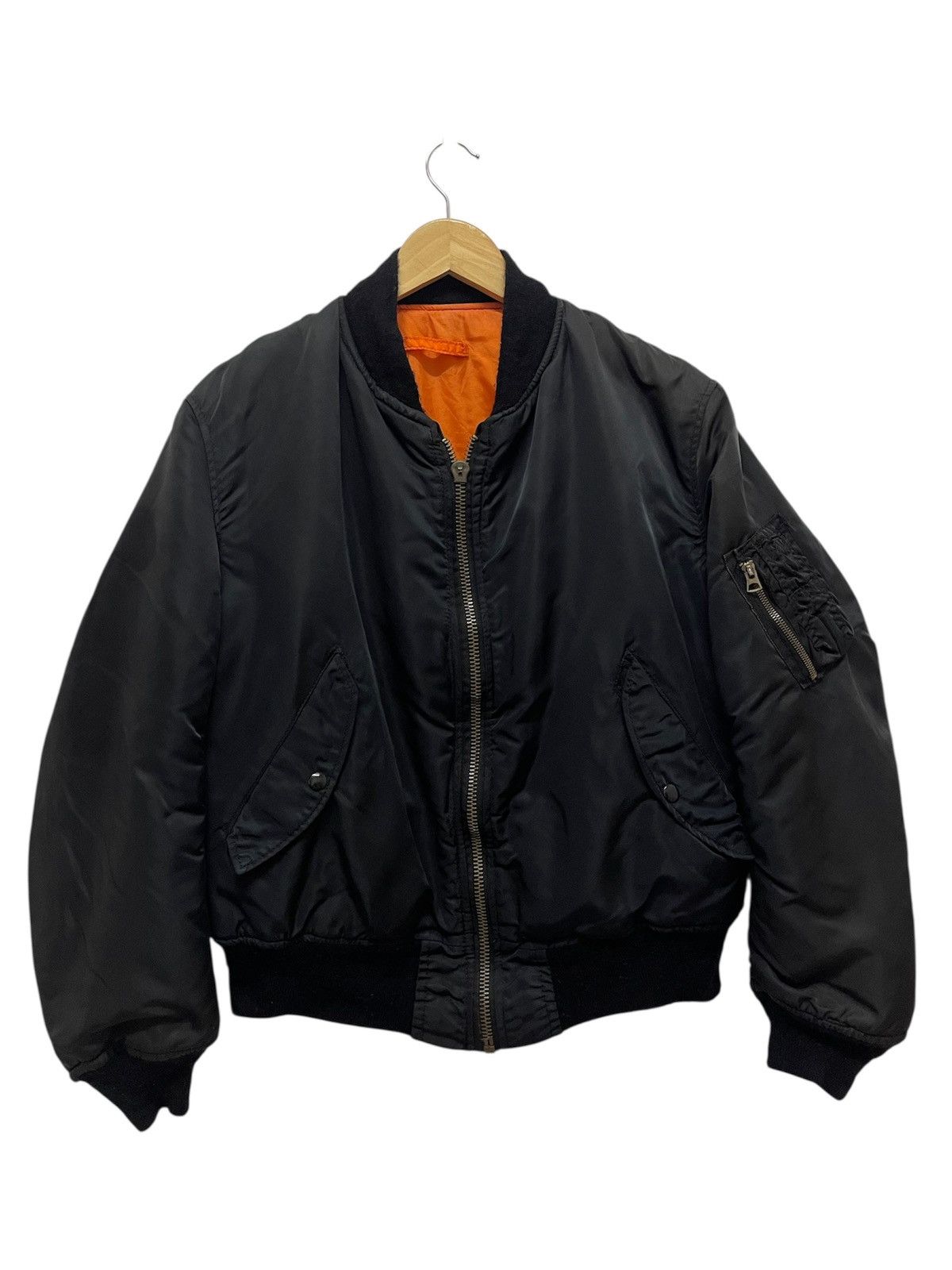 Alpha Industries Vintage Black ALPHA INDUSTRIES Bomber Reversible USA Size US L / EU 52-54 / 3 - 1 Thumbnail