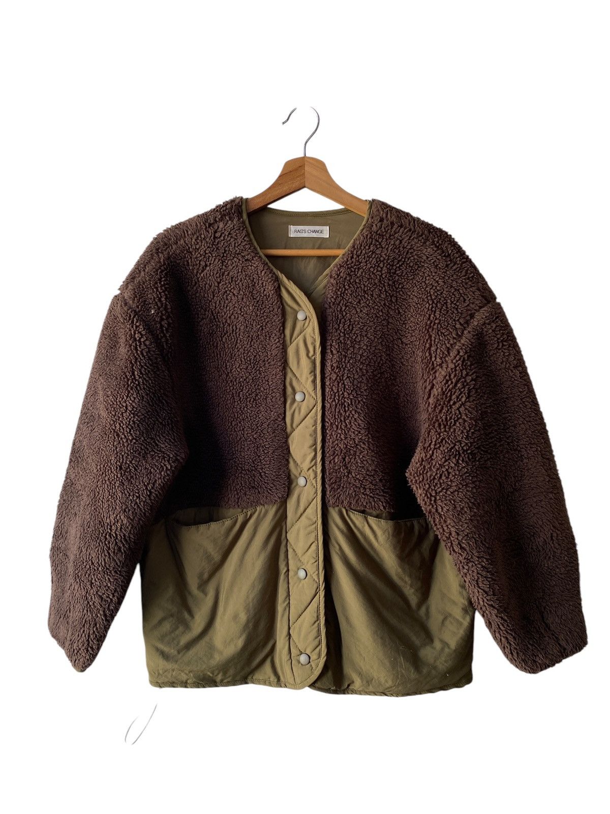 Japanese Brand Rag’s Change Hybrid Design Sherpa Down Jacket Size US M / EU 48-50 / 2 - 1 Thumbnail