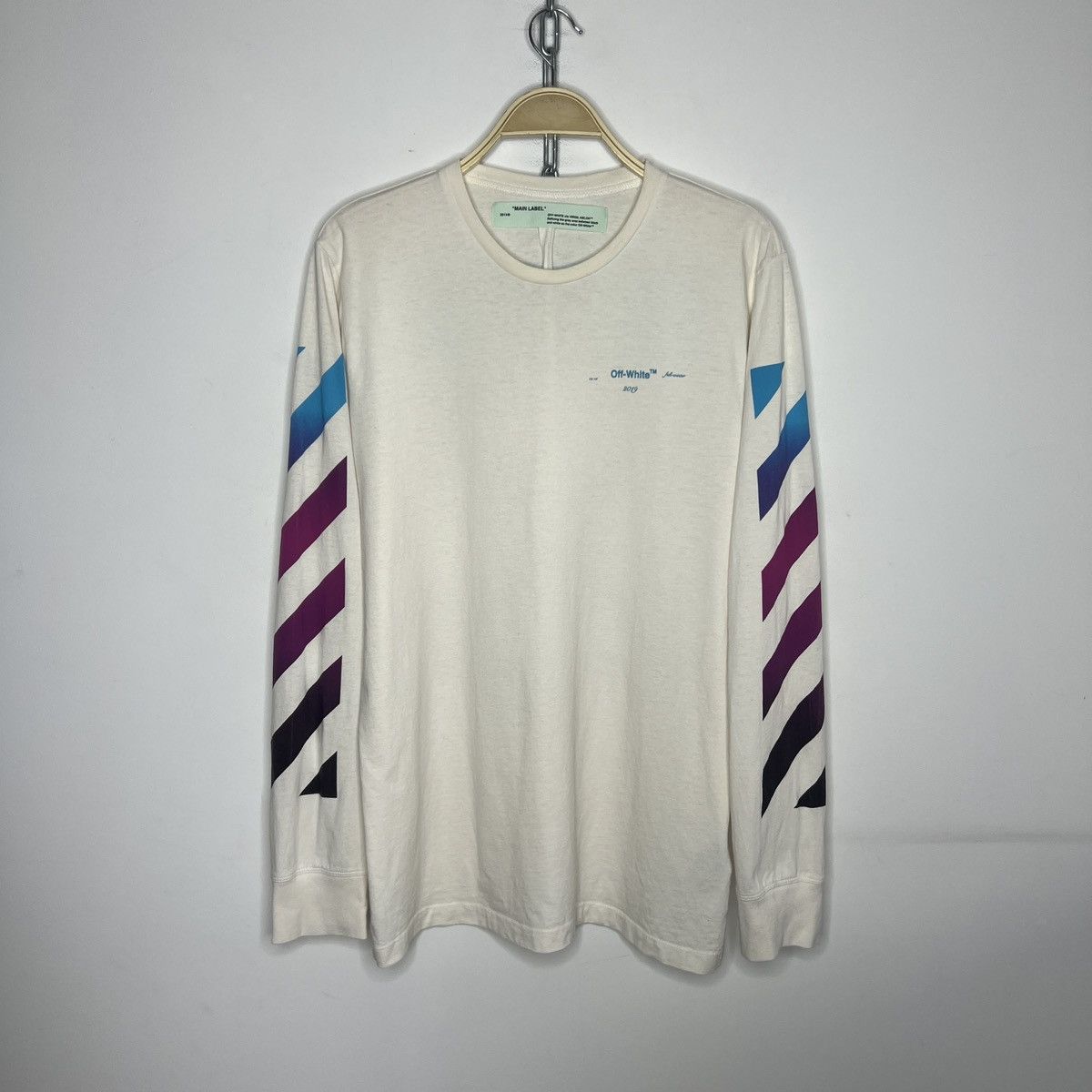 Off-White Off White 2019 Long Sleeve T Shirt Size US L / EU 52-54 / 3 - 2 Thumbnail