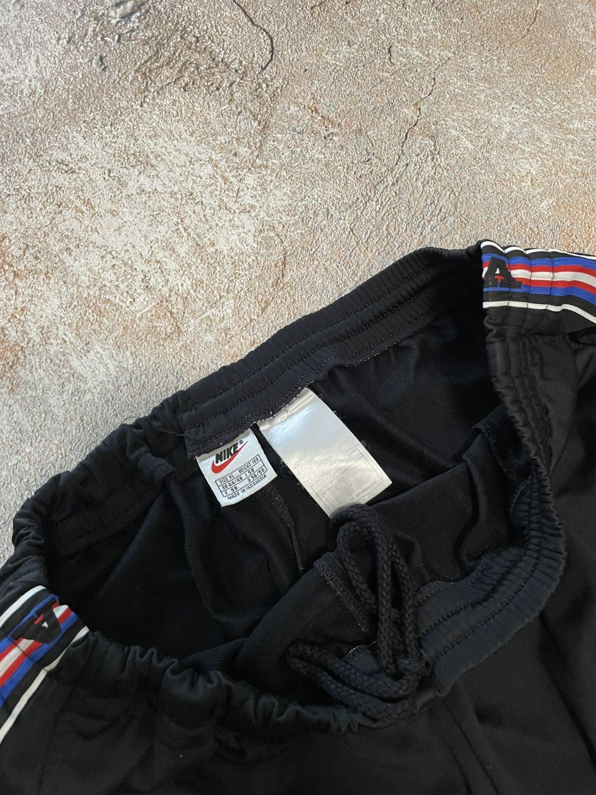 Nike Vintage Nike USA Monogram Cotton Black Track Pants Size US 36 / EU 52 - 5 Thumbnail