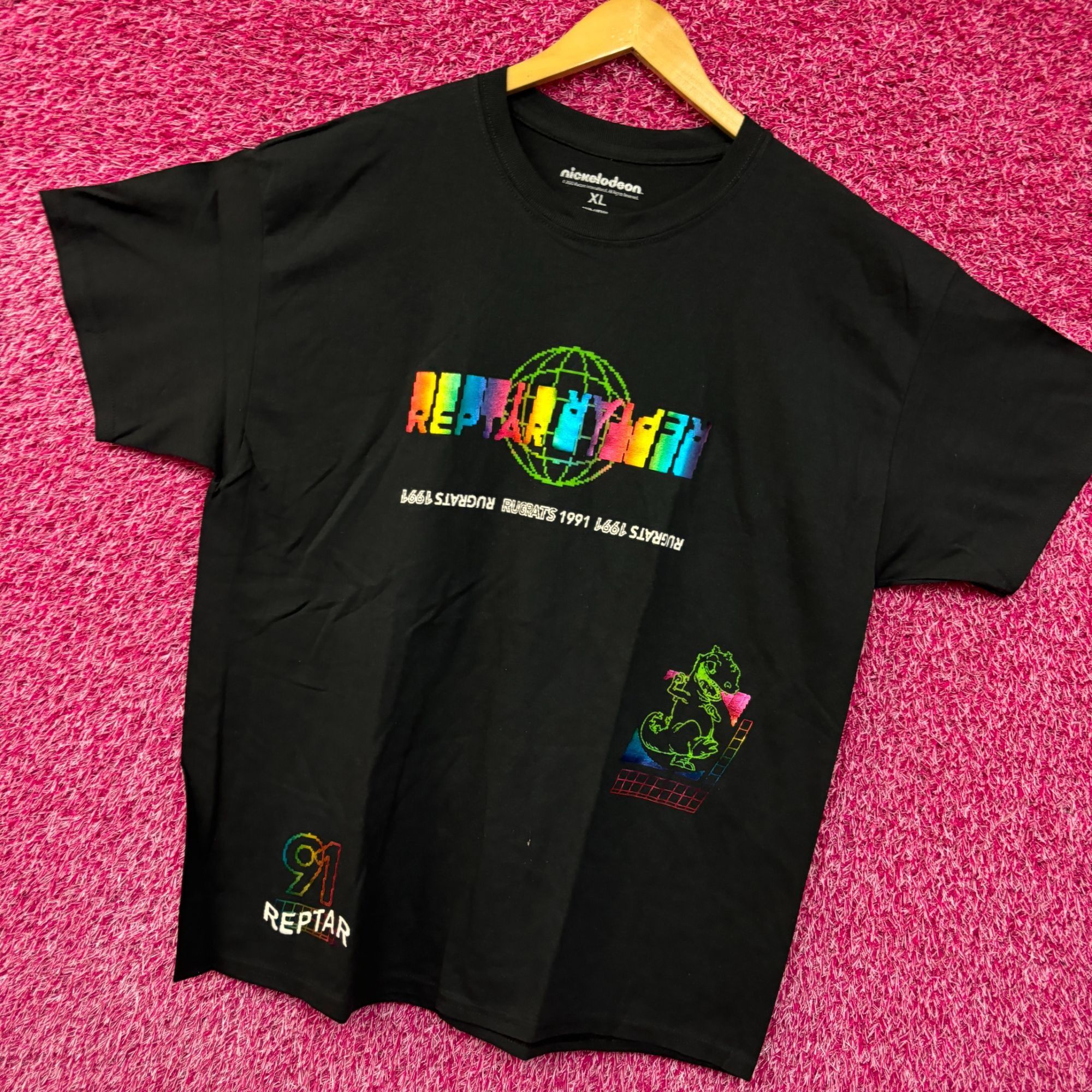 Nickelodeon Nickelodeon Reptar 91 Shiny Tshirt size XL Size US XL / EU 56 / 4 - 3 Thumbnail