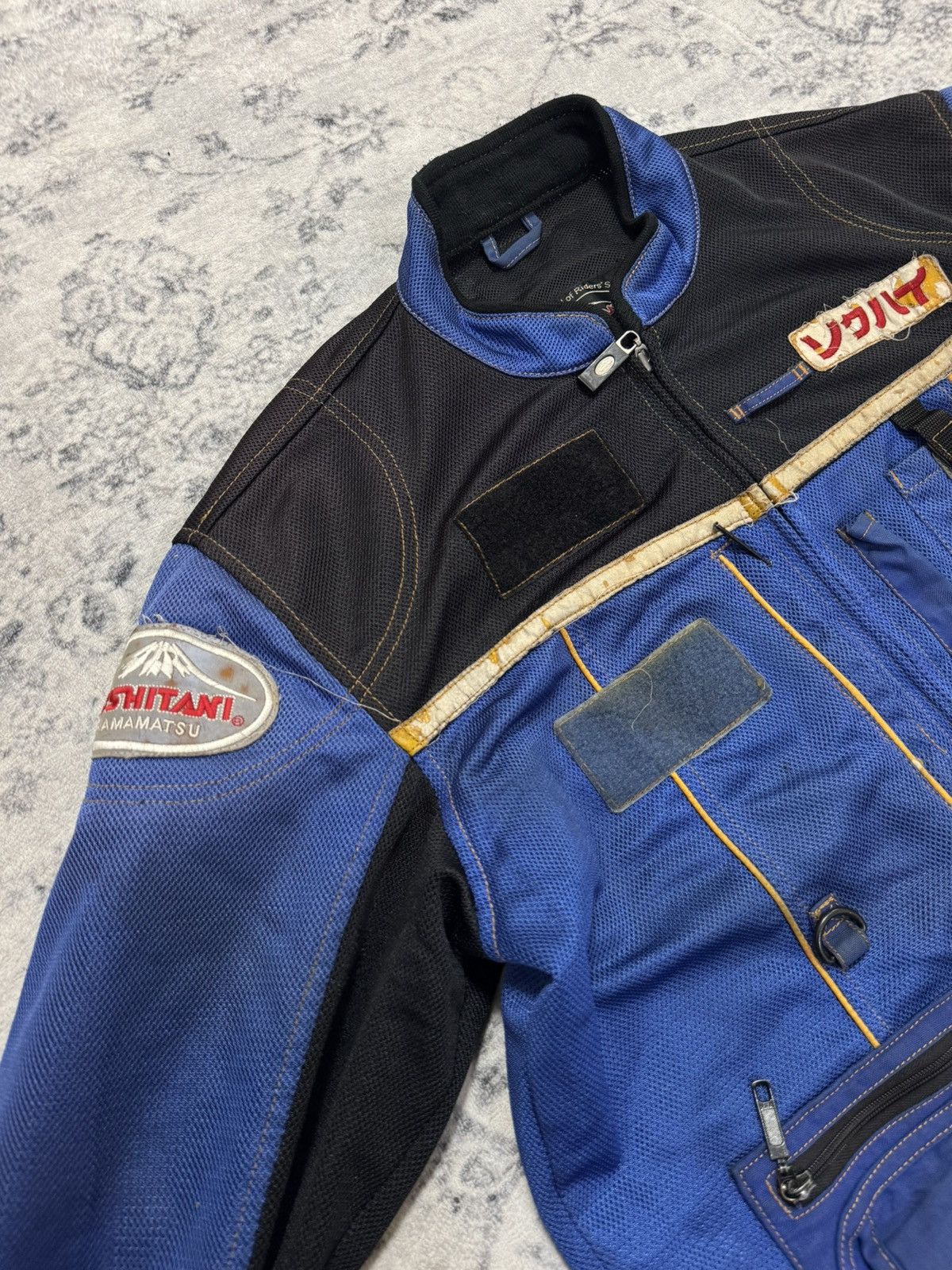 Sports Specialties DISTRESSED KUSHITANI MOTORCYCLE RAGING JACKET Size US M / EU 48-50 / 2 - 4 Thumbnail