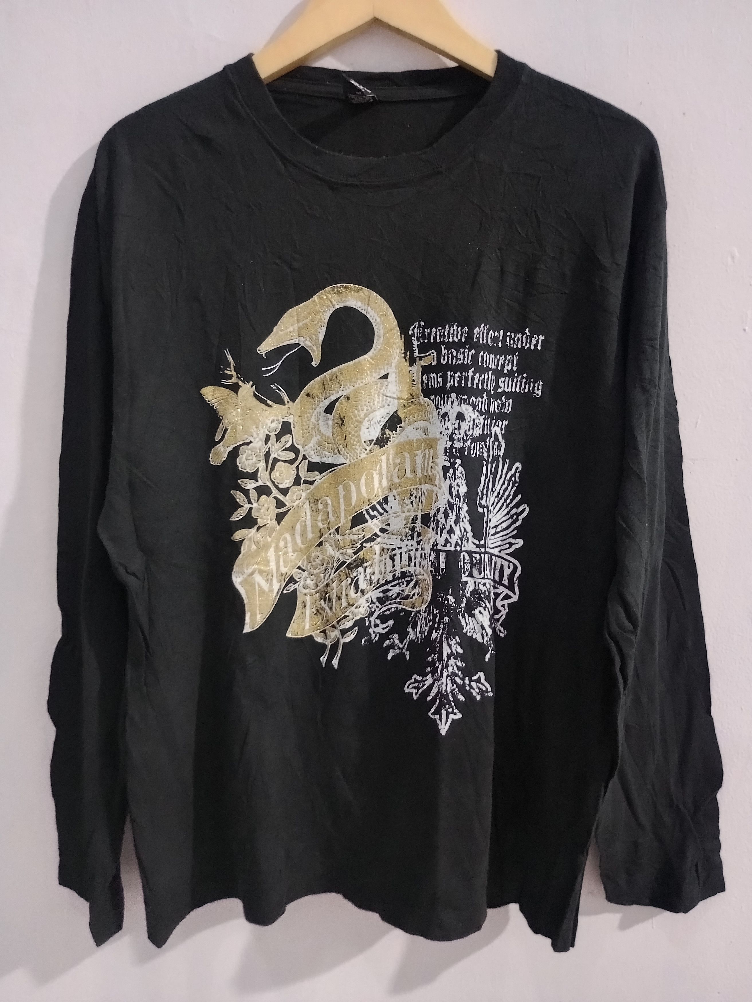 Hysteric Glamour Vintage TVW mada polam extradition long sleeve t shirt Size US L / EU 52-54 / 3 - 1 Thumbnail