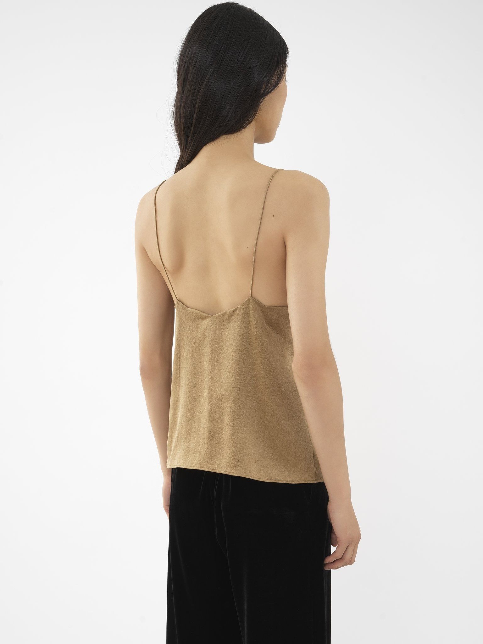 Chloe o1loc1c0325 CHC24 Tank Top in Safari Khaki Size M / US 6-8 / IT 42-44 - 4 Thumbnail