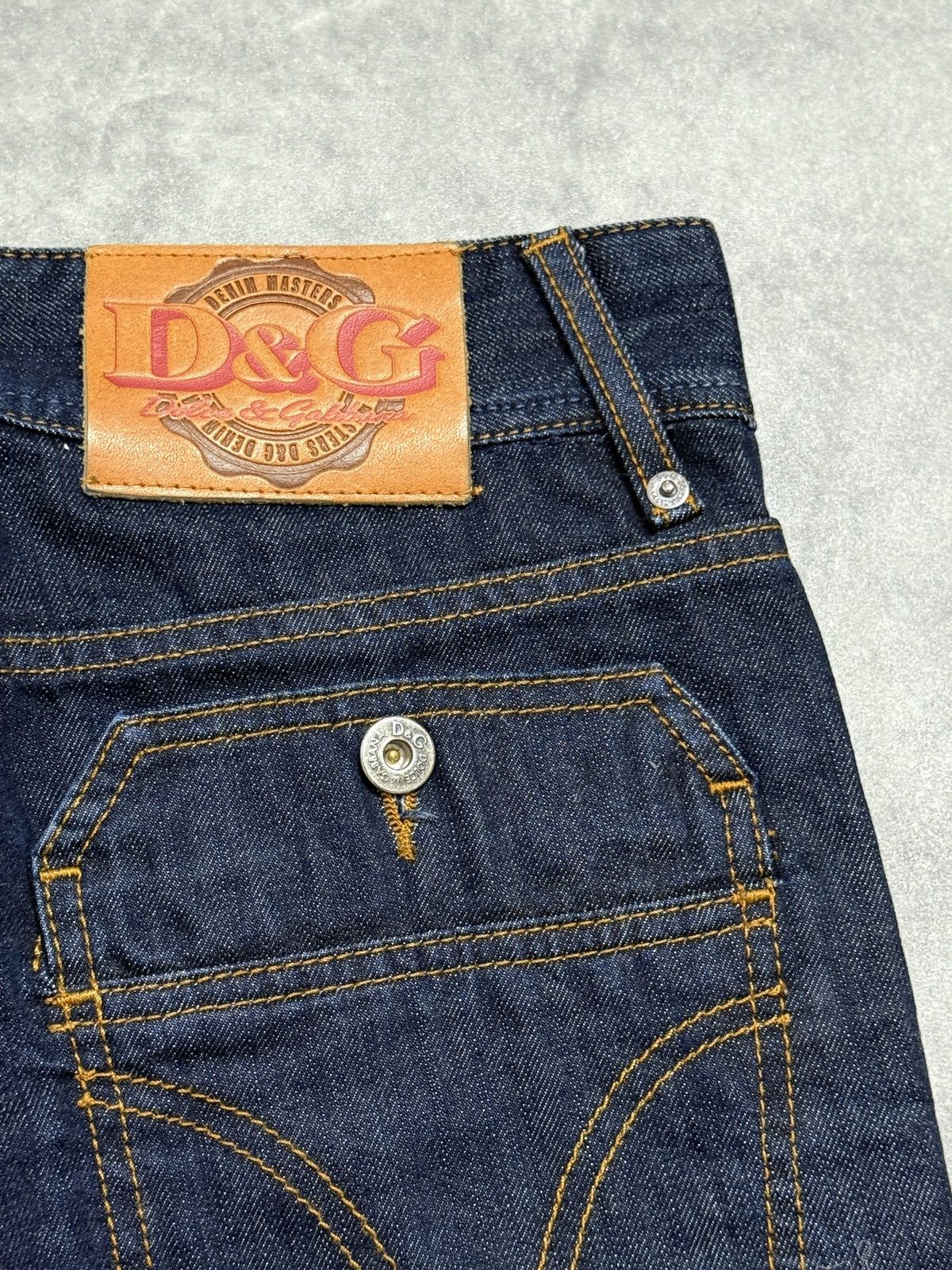 Dolce & Gabbana Blue jean dolce gabbana pants straight very tight japan Size US 33 - 4 Thumbnail