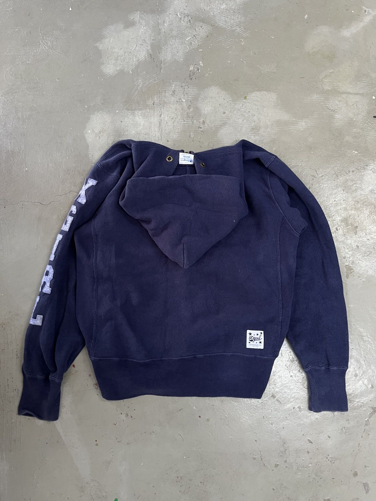 Champion Vintage Sunfaded Champion Xgirl Reverse Weave Zipper Hoodie Size US M / EU 48-50 / 2 - 17 Thumbnail
