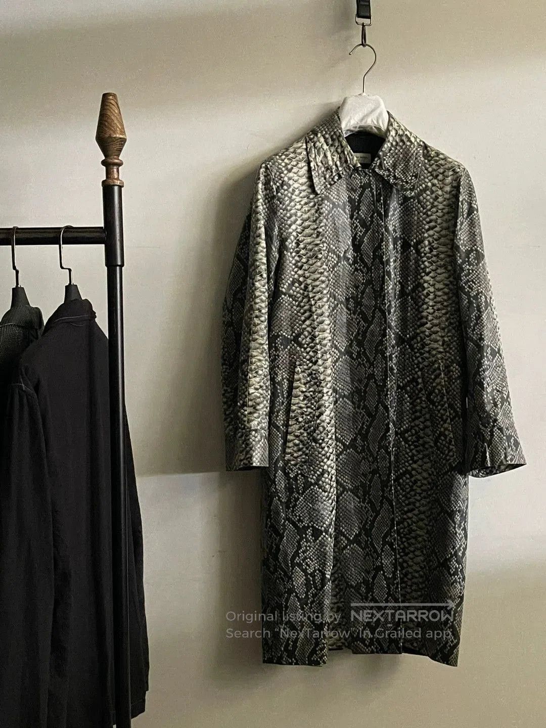 Dries Van Noten drapes snake skin coat by dries van noten. Size S / US 4 / IT 40 - 1 Thumbnail
