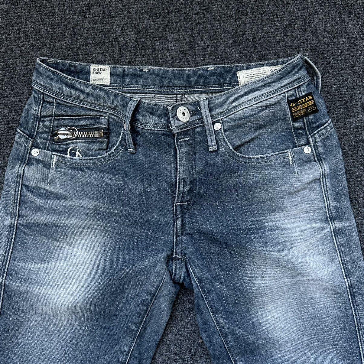 G-Star VTG Women’s Crazy Y2K Skinny Jeans G-Star Raw W25xL32 00s Gr Size 25" / US 0 / IT 36 - 8 Thumbnail
