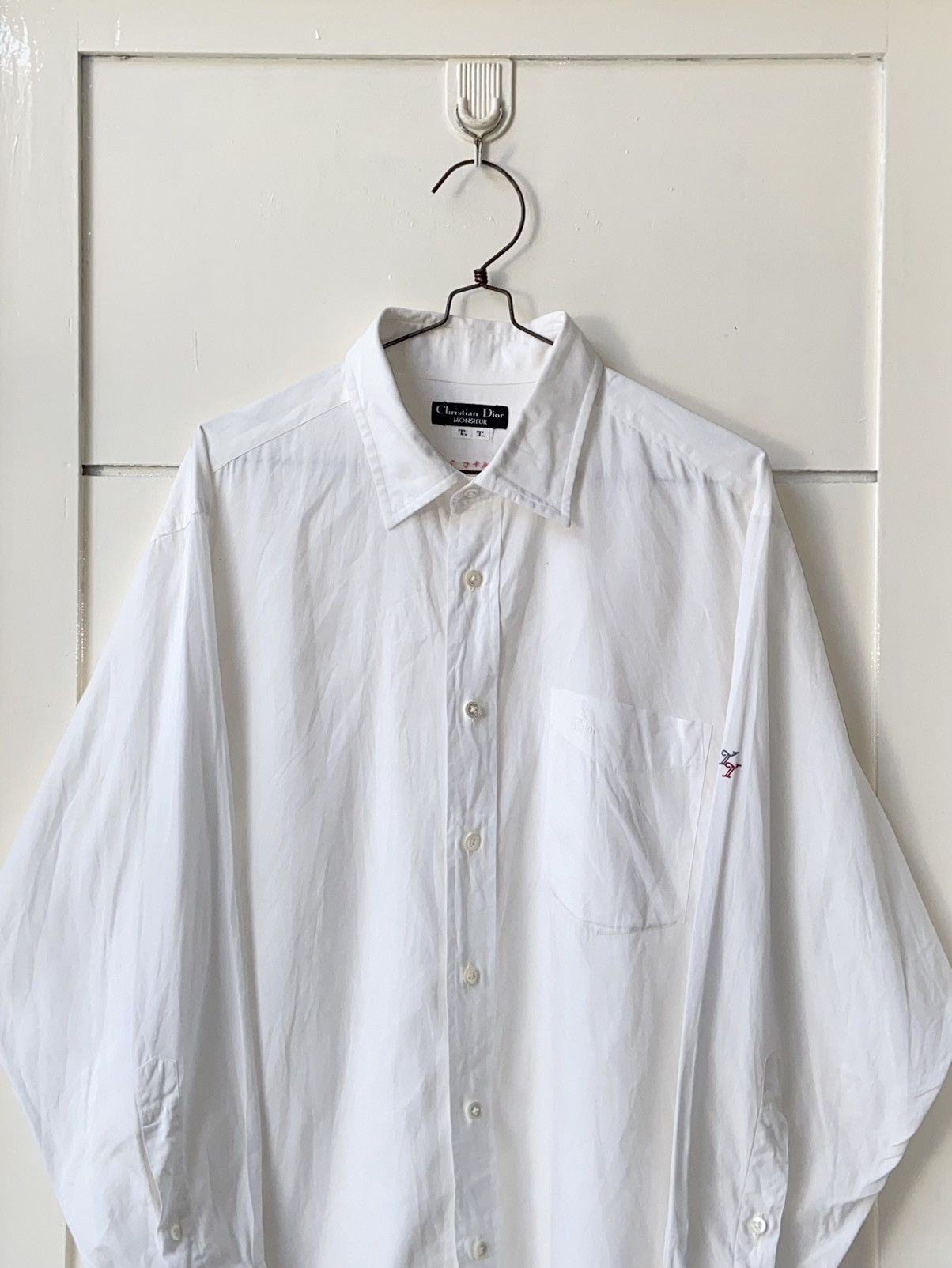 Christian Dior Monsieur CHRISTIAN DIOR MONSIEUR White Shirt Size US M / EU 48-50 / 2 - 2 Thumbnail