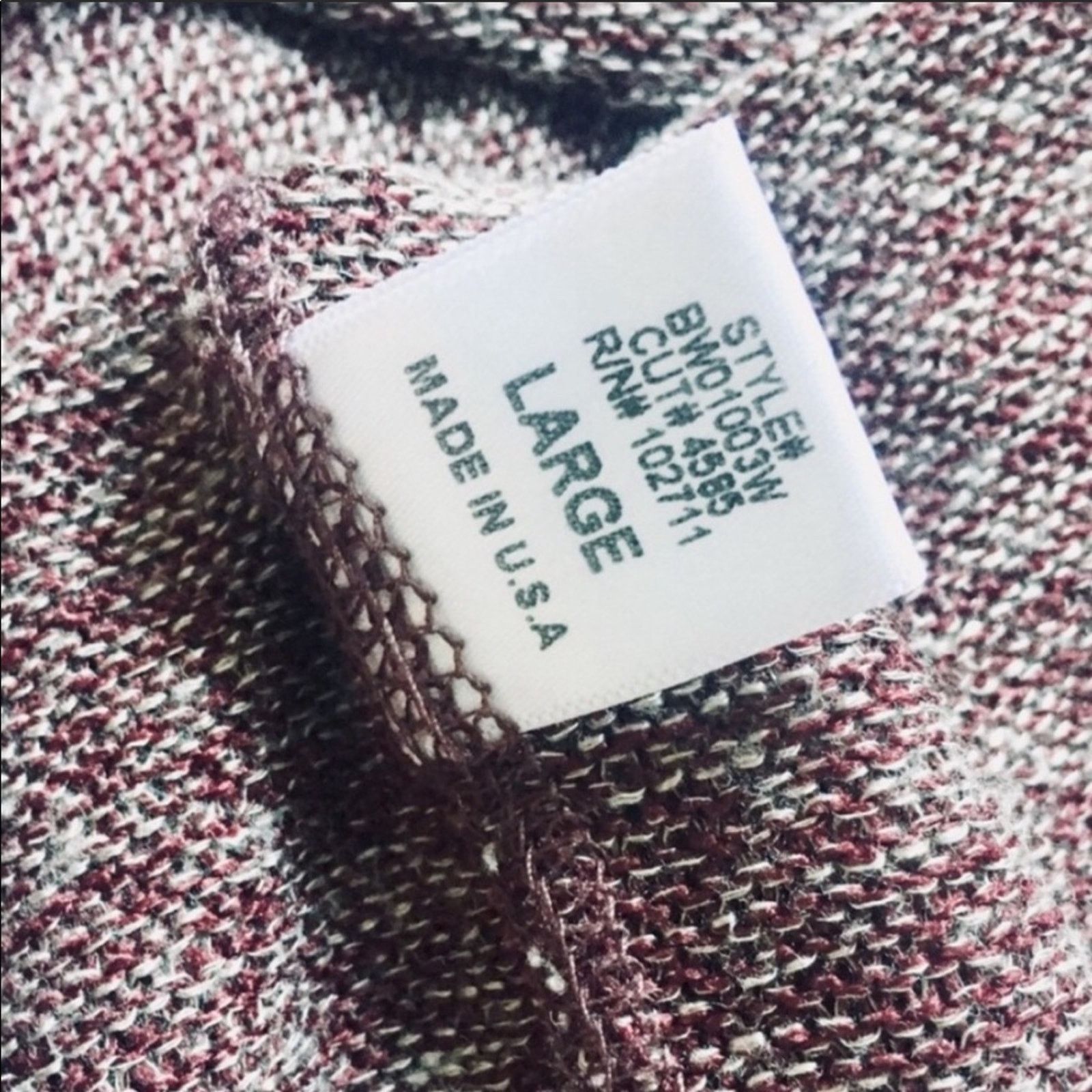 Nordstrom NORDSTROM Cowl Neck Long Sleeve Maroon Pullover Sweater Top Size L / US 10 / IT 46 - 8 Thumbnail