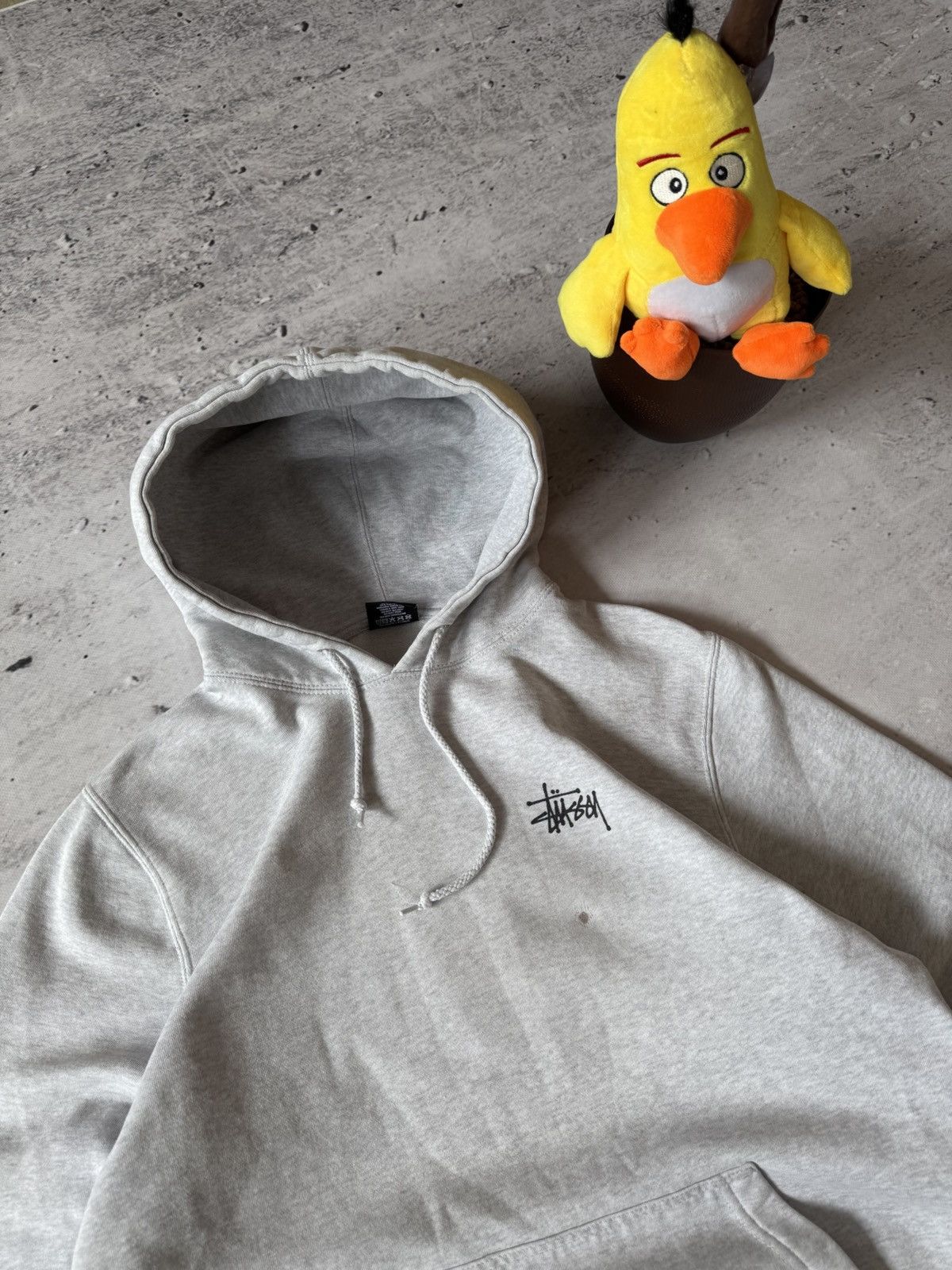 Stussy × Vintage STUSSY CENTER HUFT LOGO OVERSIZE BAGGY FIT HOODIE Size US M / EU 48-50 / 2 - 4 Thumbnail