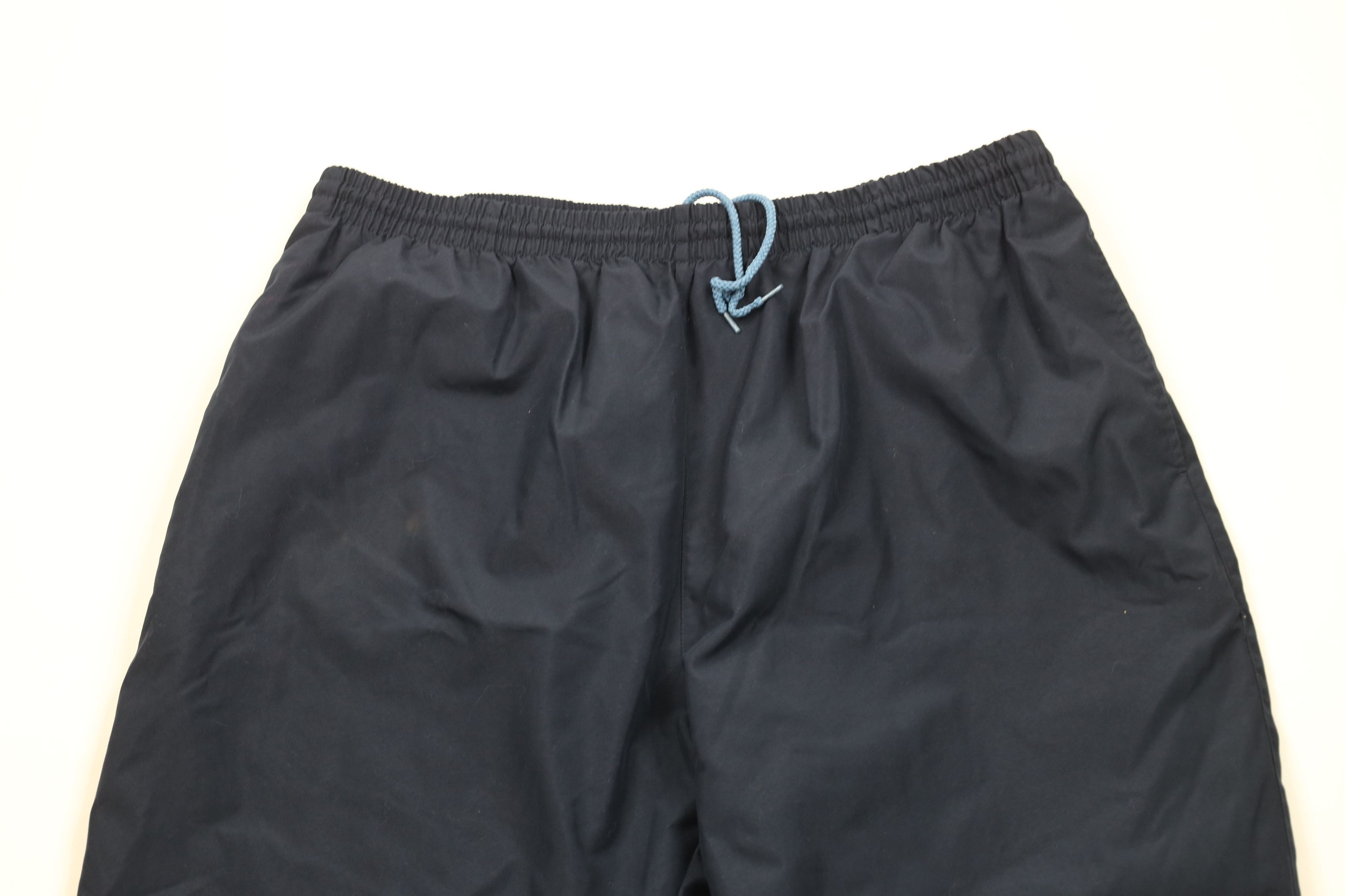 Champion × Vintage Vintage 90s Champion Lined Wide Leg Windbreaker Pants Blue Size US 38 / EU 54 - 2 Thumbnail
