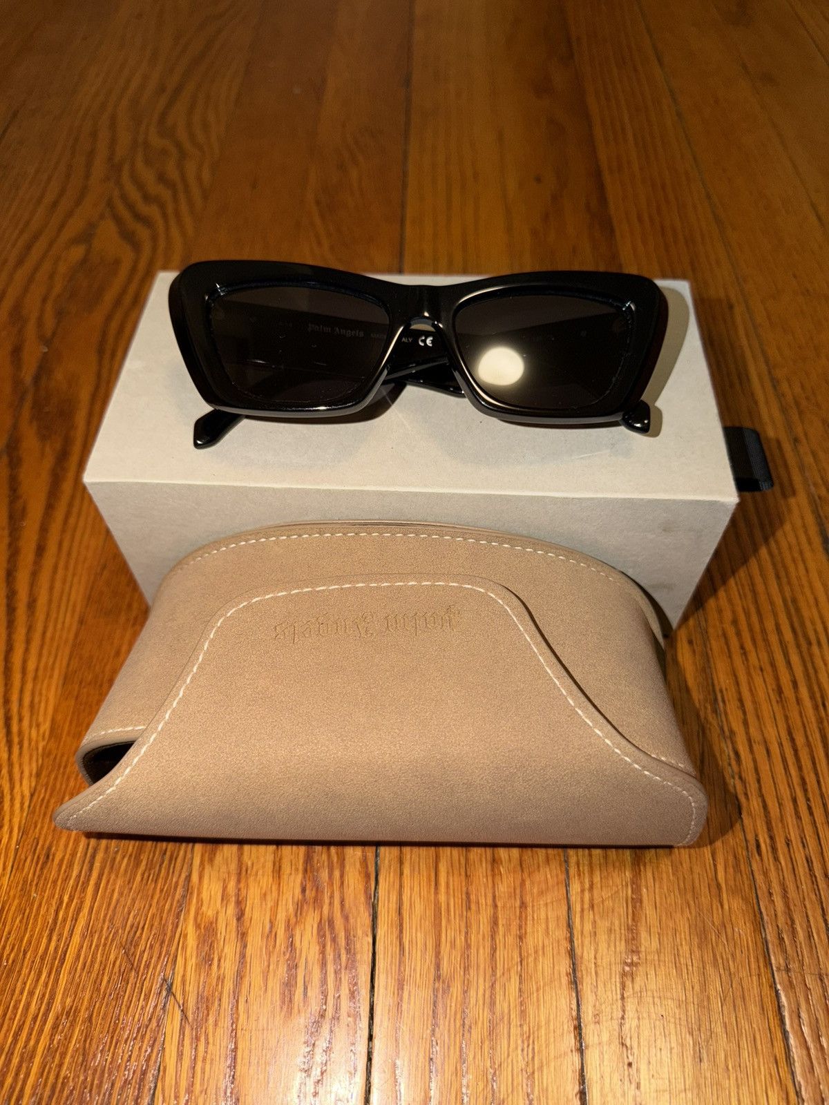 Palm Angels Palm Angels Fairfield Sunglasses Black Drk Grey PERI058 1007 Size ONE SIZE - 2 Thumbnail