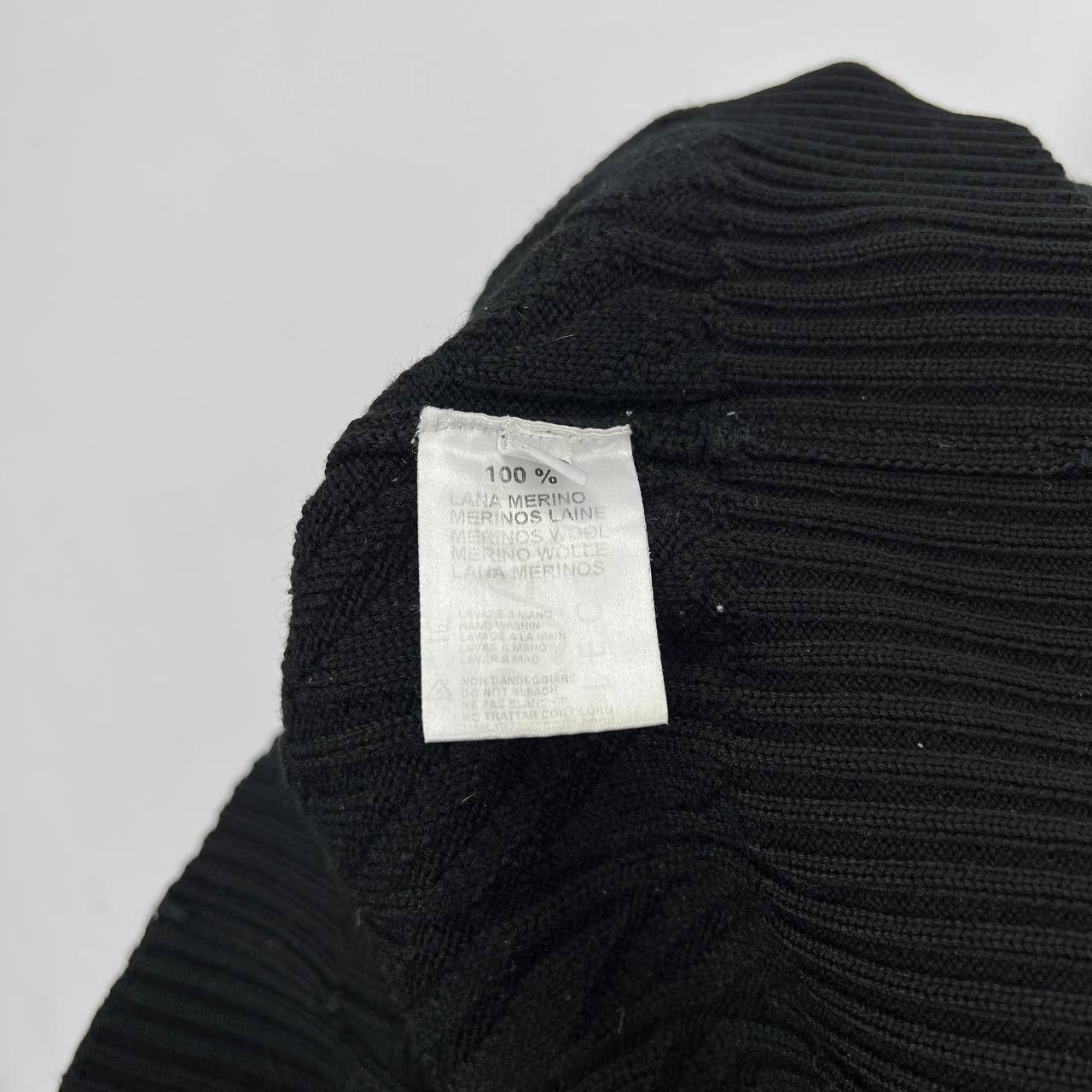 Versace Versace Black Sweater High Neck Size XL Size US XL / EU 56 / 4 - 10 Thumbnail