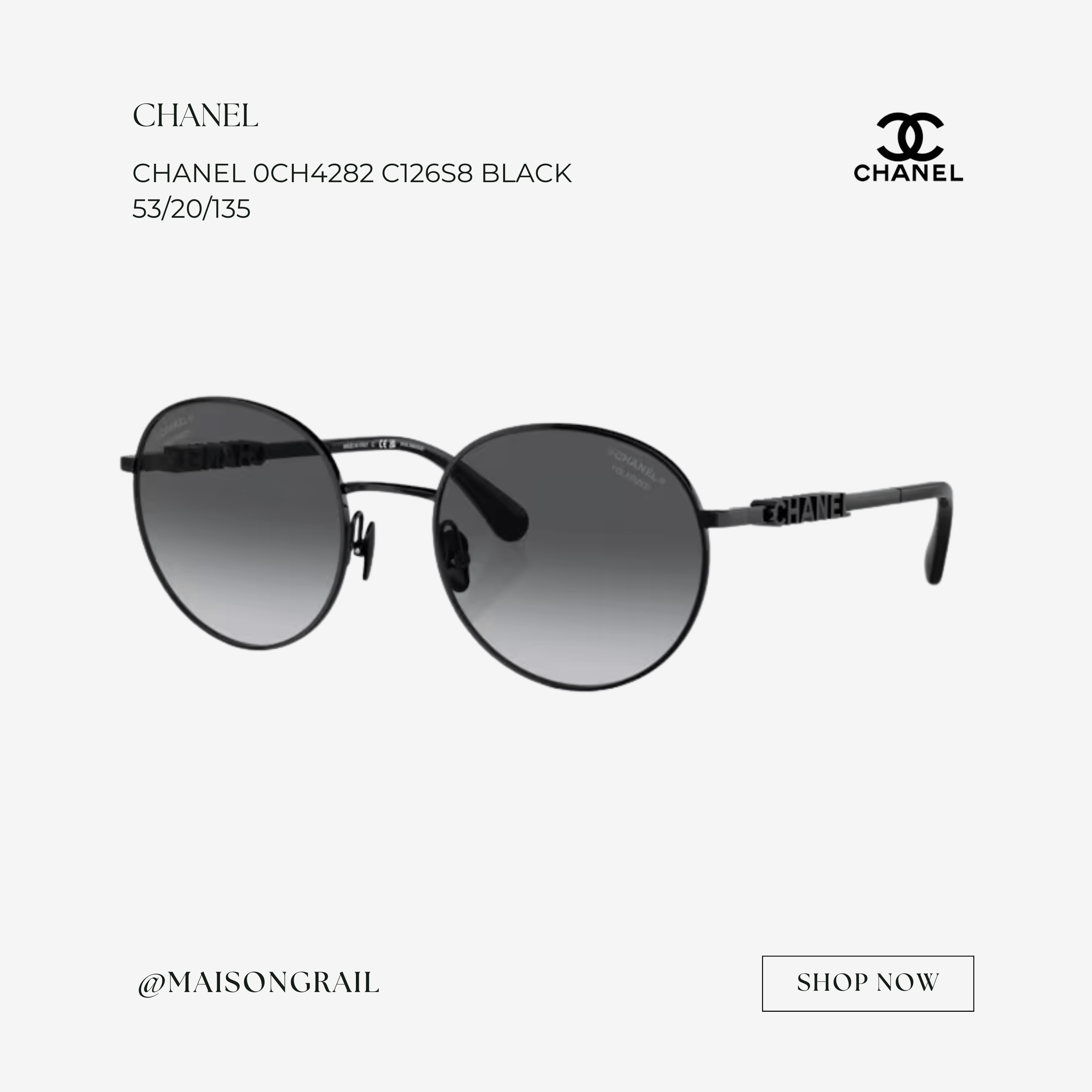 Chanel CHANEL 0CH4282 C126S8 SUNGLASSES Size ONE SIZE - 1 Thumbnail