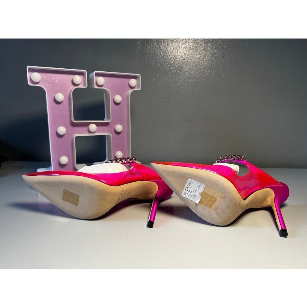 Jimmy Choo Jimmy Choo Bing PVC mules EU 36.5 Size US 6.5 / IT 36.5 - 2 Thumbnail