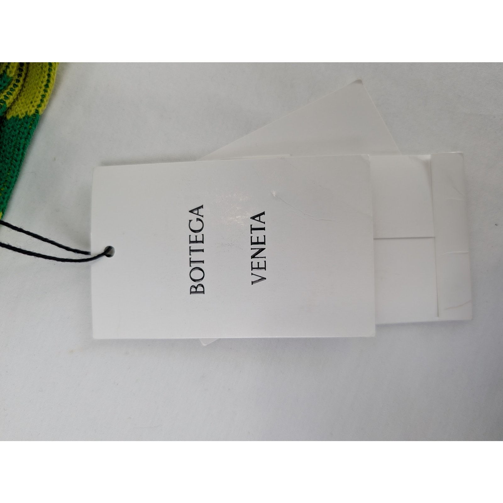 Bottega Veneta o1rshd1 Q:2/Size:M/Socks Cashmere Wavy Triangle Green/Yellow Size ONE SIZE - 6 Thumbnail