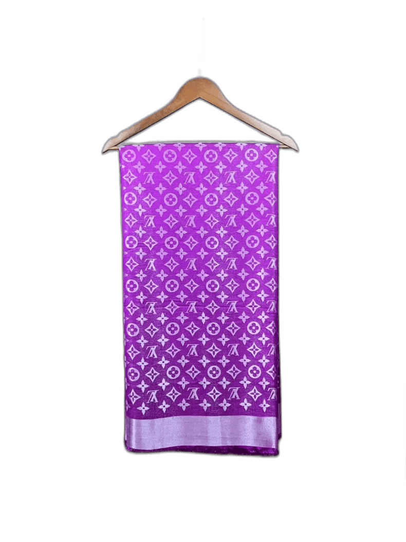 Louis Vuitton lv purple scarf with logo design-2507 Size ONE SIZE - 1 Thumbnail