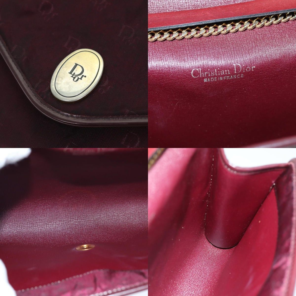 Dior DIOR Chain Shoulder Bag Nylon Red Size ONE SIZE - 11 Thumbnail