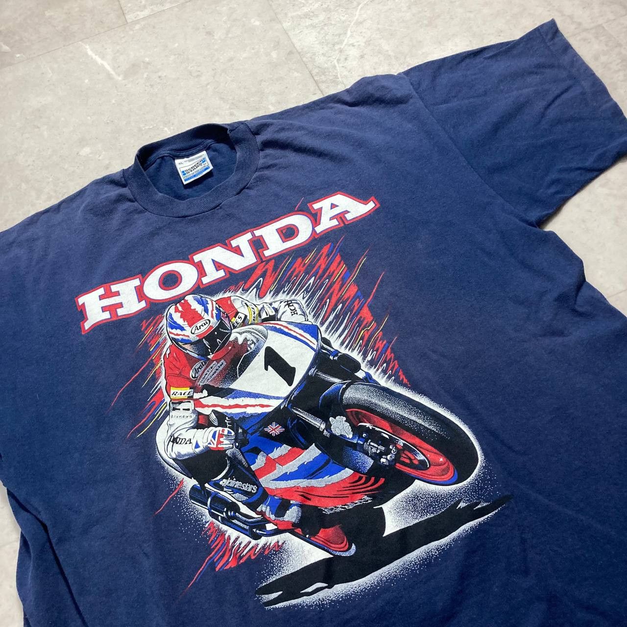 Honda Vintage Honda Motorsport Racing Screen Stars Tee Size US XL / EU 56 / 4 - 3 Thumbnail