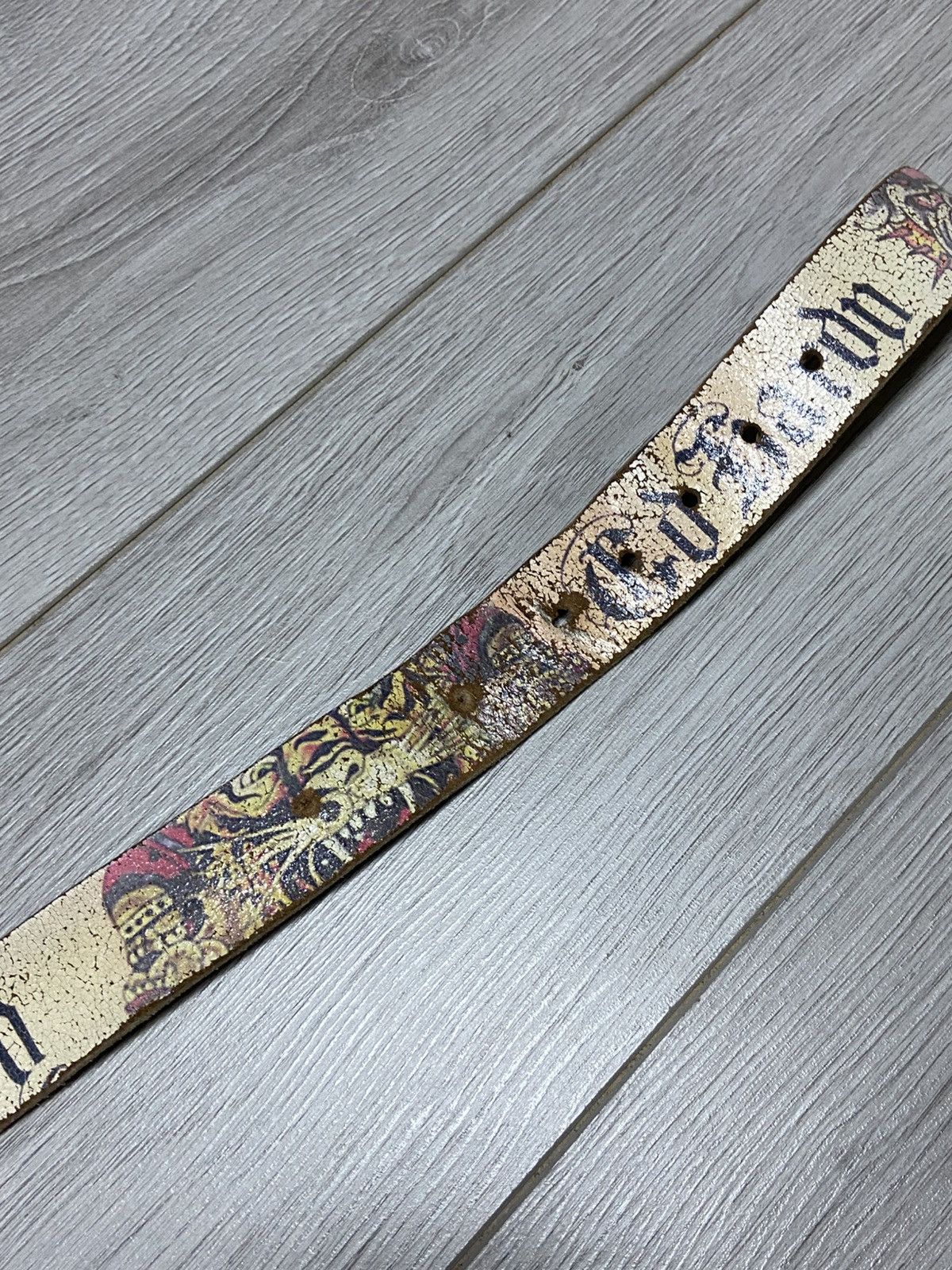 Ed Hardy Ed Hardy tiger 🐯 vintage leather belt Size ONE SIZE - 4 Thumbnail