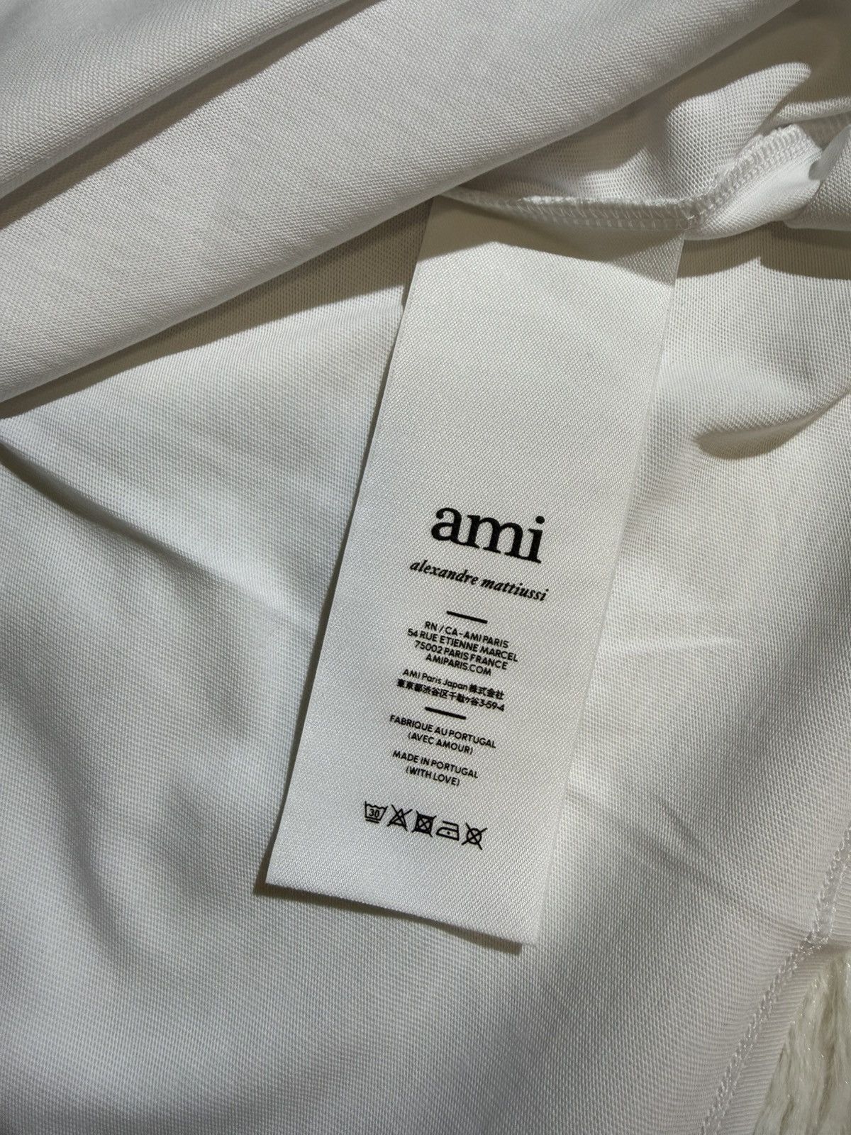 AMI Ami white t shirt Size US L / EU 52-54 / 3 - 5 Thumbnail