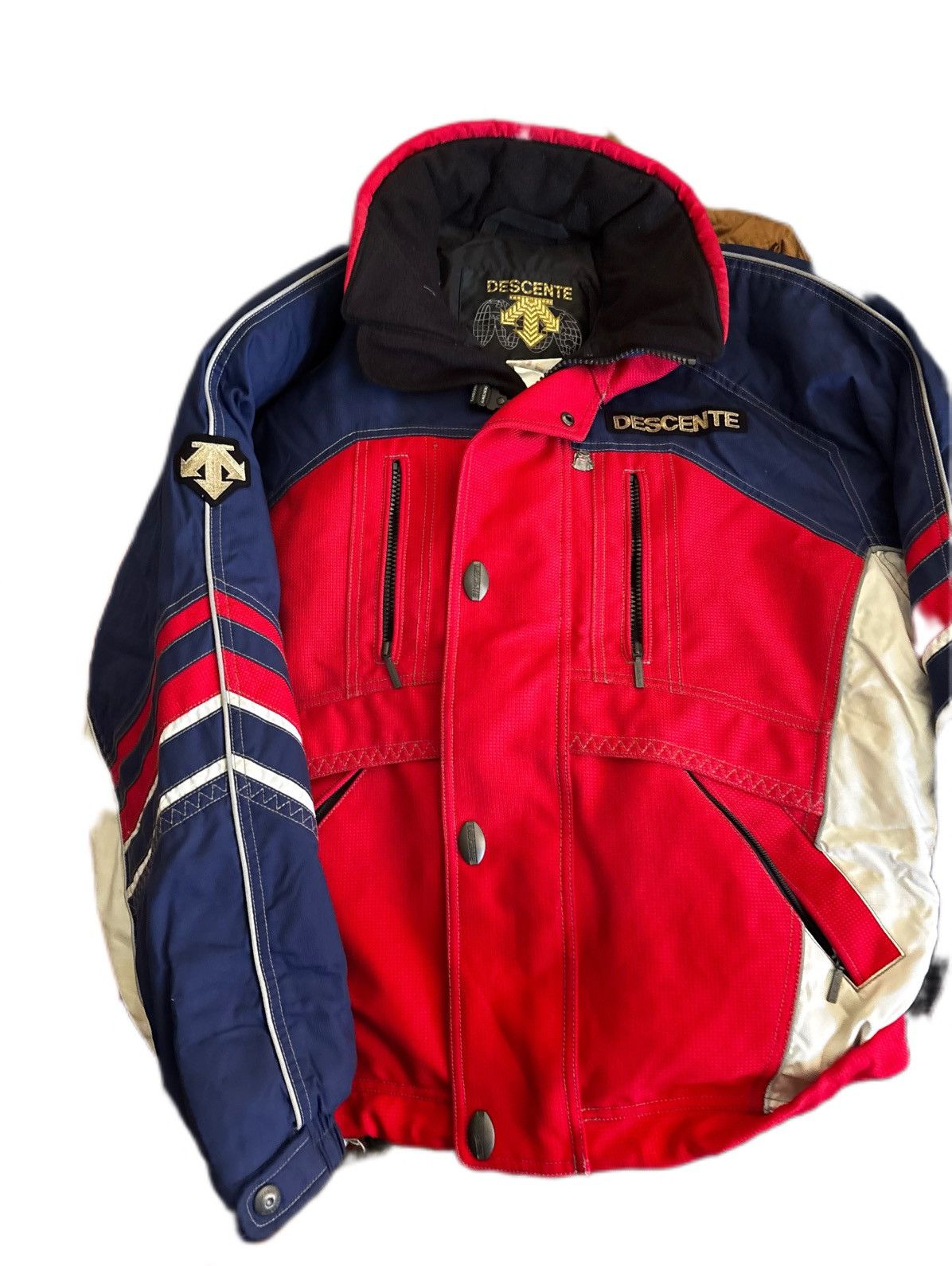 Descente DESCENTE SKI JACKET 90s GOOGLE POCKET DERMIZAX MEMBRANE Size US L / EU 52-54 / 3 - 1 Thumbnail