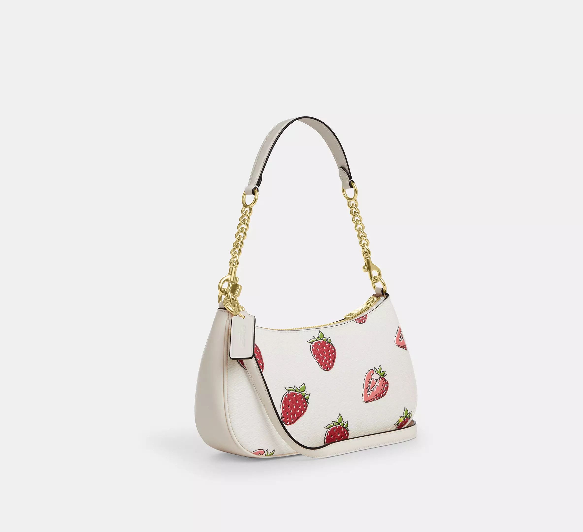 Coach NWT Coach Teri Shoulder Bag With Strawberry Print CAL62 Size ONE SIZE - 12 Thumbnail
