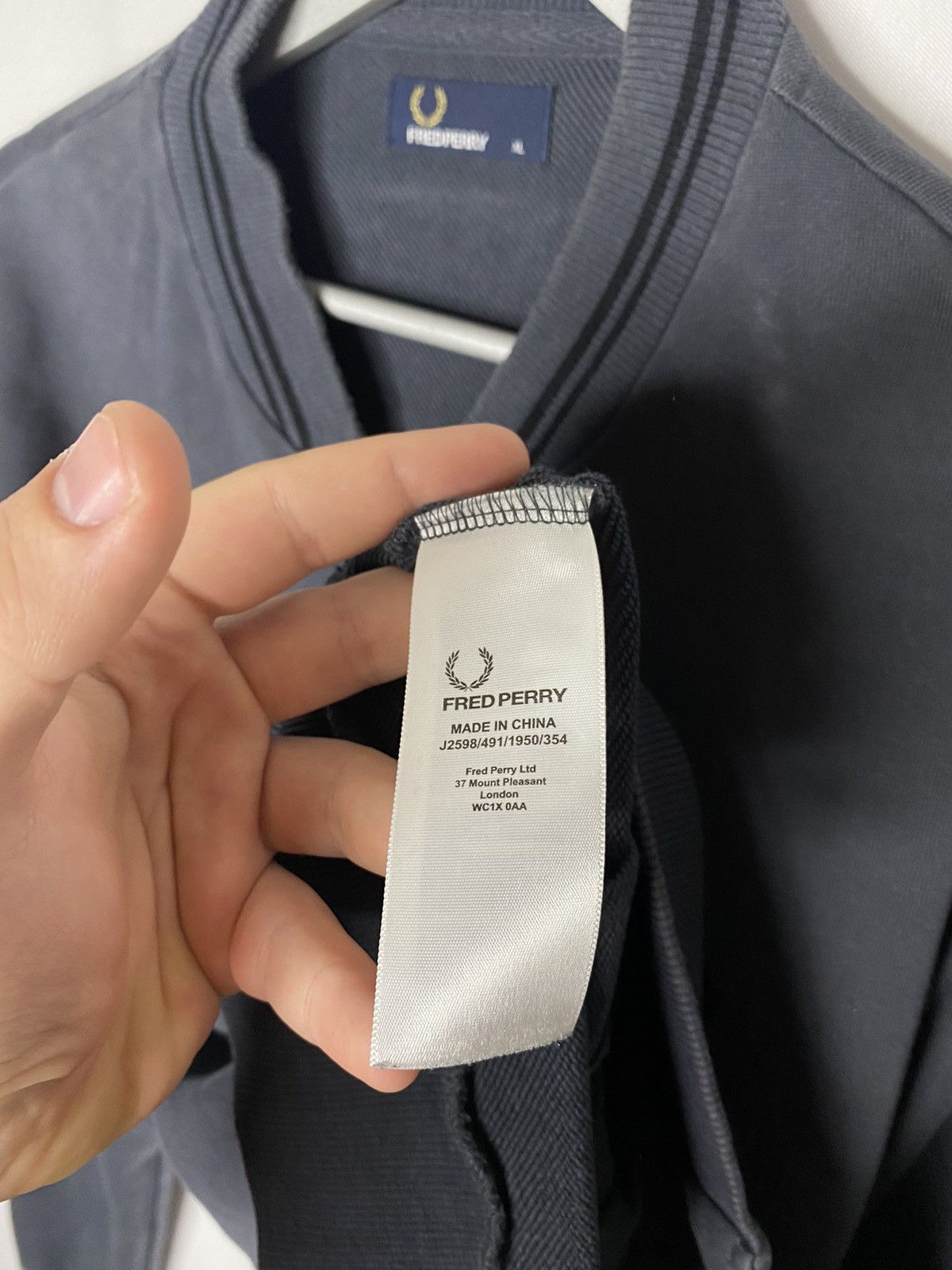 Fred Perry × Vintage ❌Vintage Fred Perry Full Zip Jacket Sweatshirt Pullover❌ Size US XL / EU 56 / 4 - 8 Thumbnail