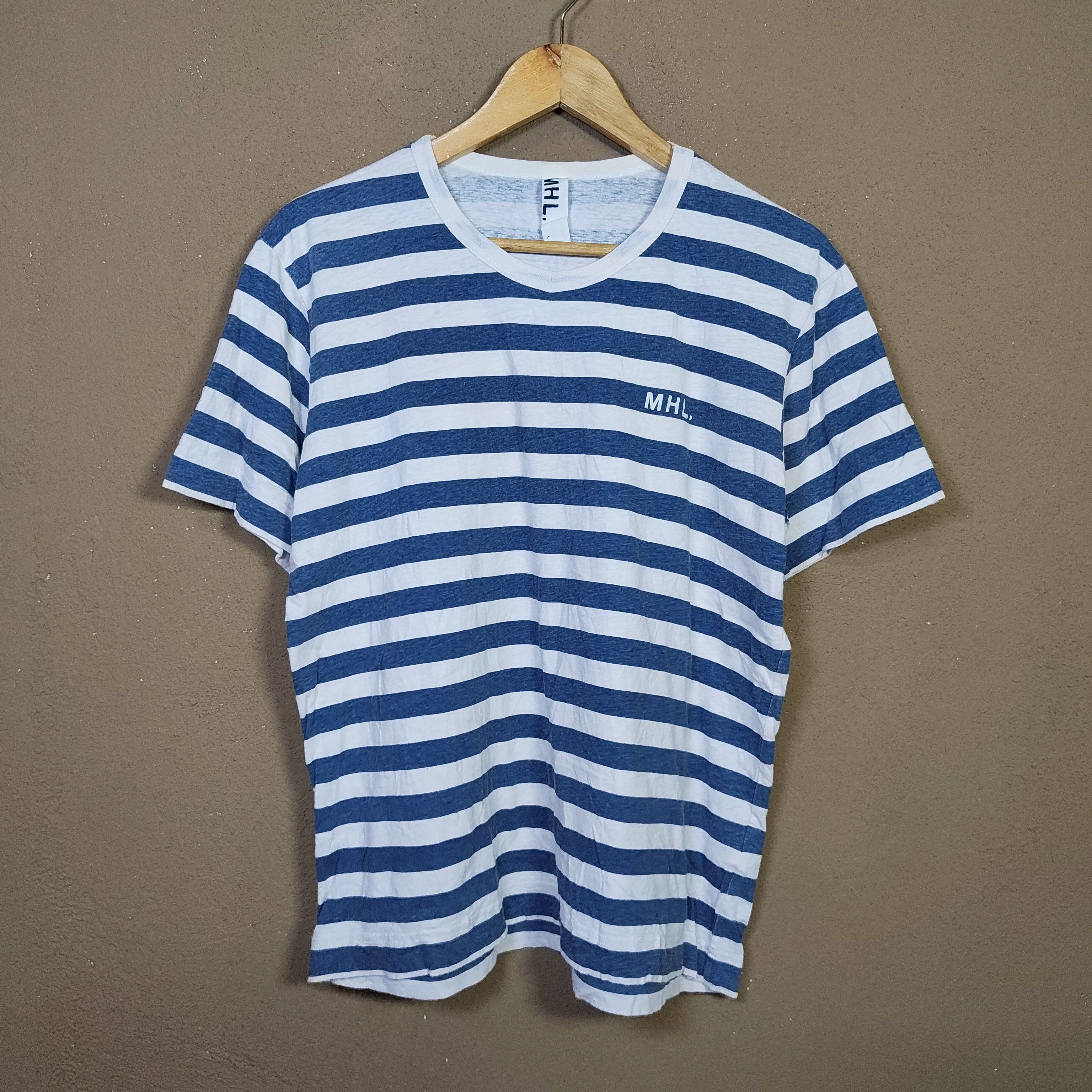 Margaret Howell MARGARET HOWELL MHL Striped Tshirt Size US M / EU 48-50 / 2 - 1 Thumbnail