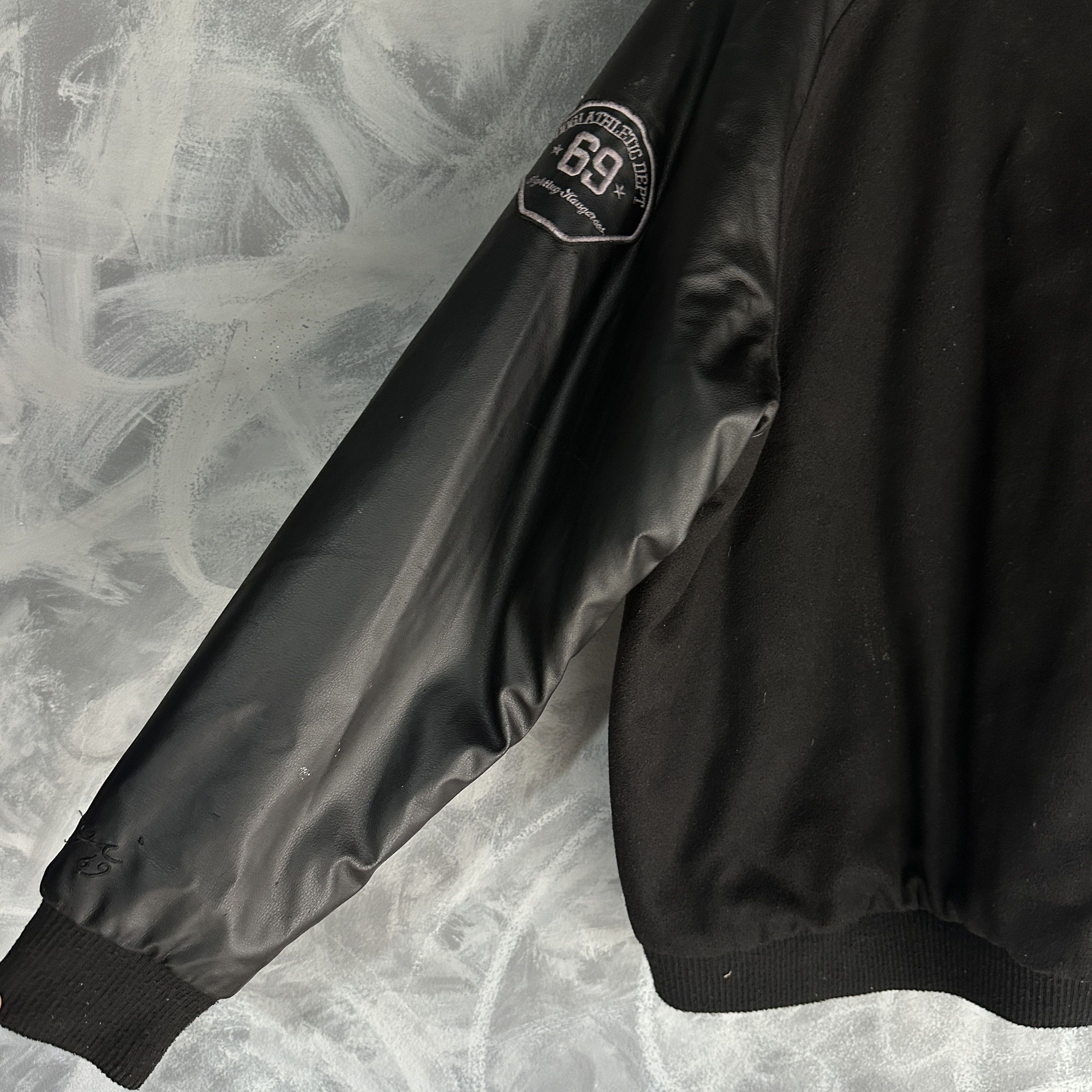 Coogi Vintage COOGI Varsity Jacket Mens Sz XXL Black On Black Size US XXL / EU 58 / 5 - 11 Thumbnail