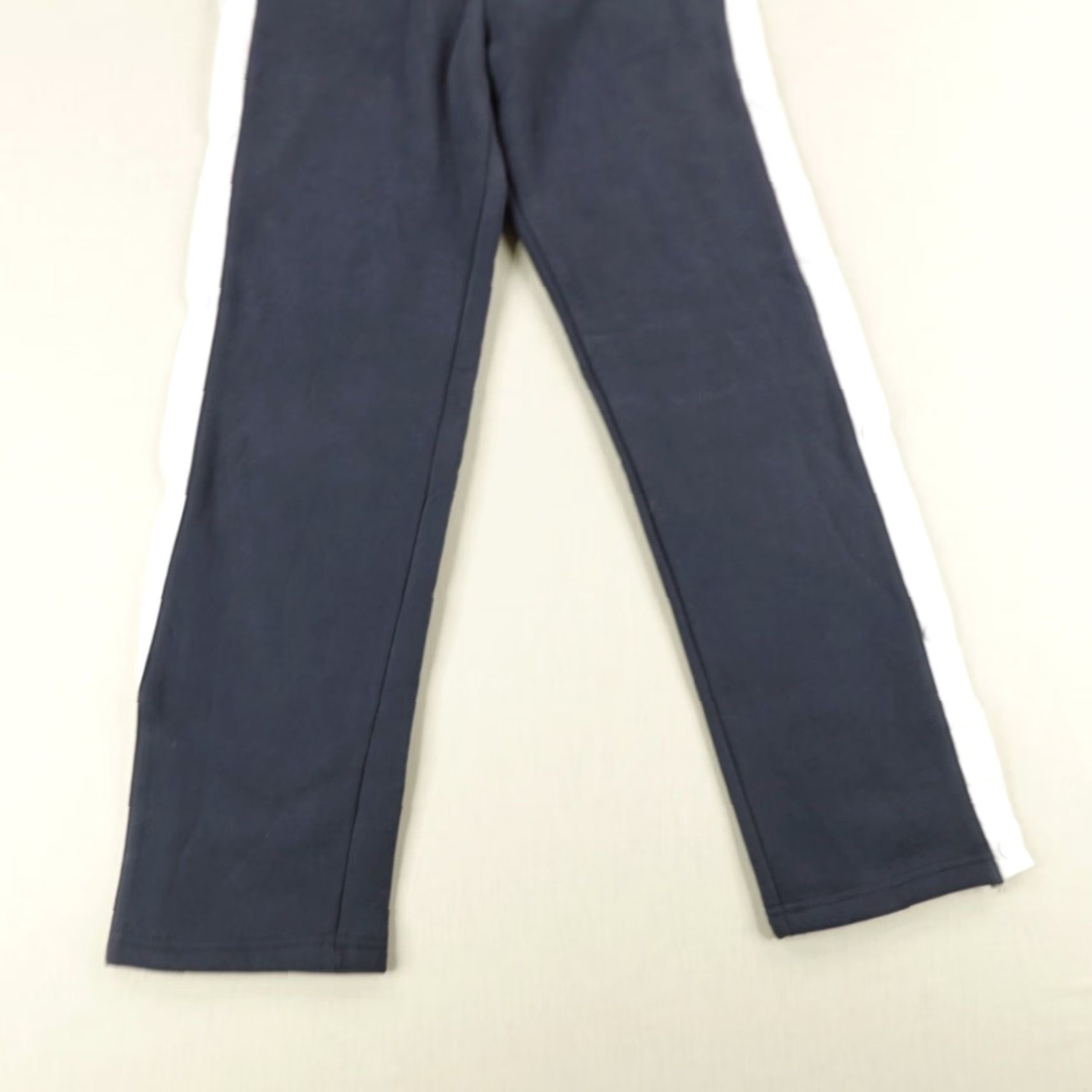 Vintage YLLW Brand The Label Pants Womens Small Blue White Snap Up Sweats NEW Size 28" / US 6 / IT 42 - 3 Thumbnail