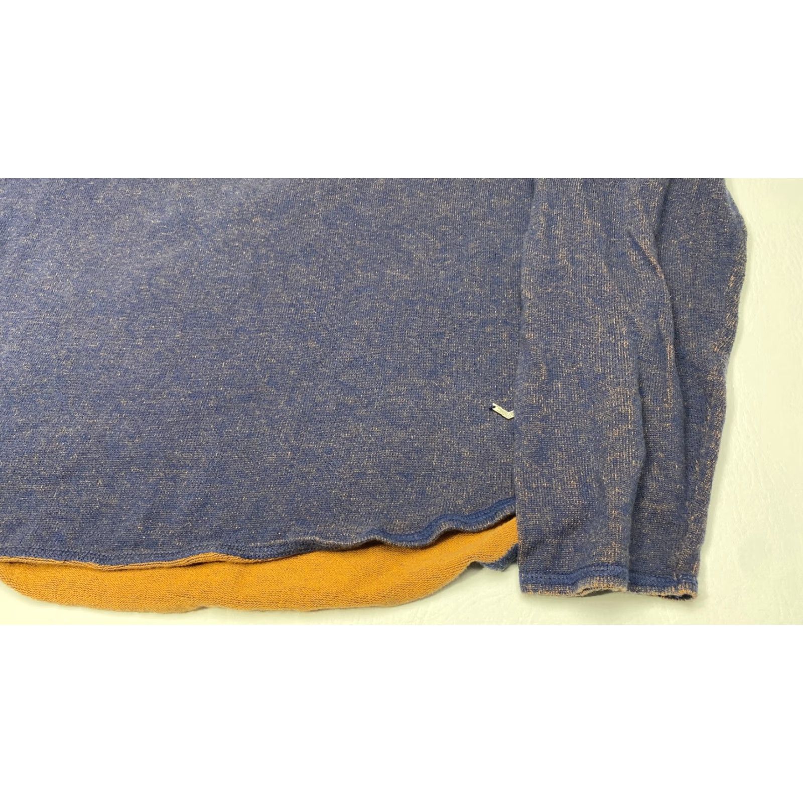 Vintage Hoodie Buffalo by David Bitton Womens 2XL Lightweight Blue Brown Heather Cotton Size XXL / US 16-18 / IT 52-54 - 4 Thumbnail