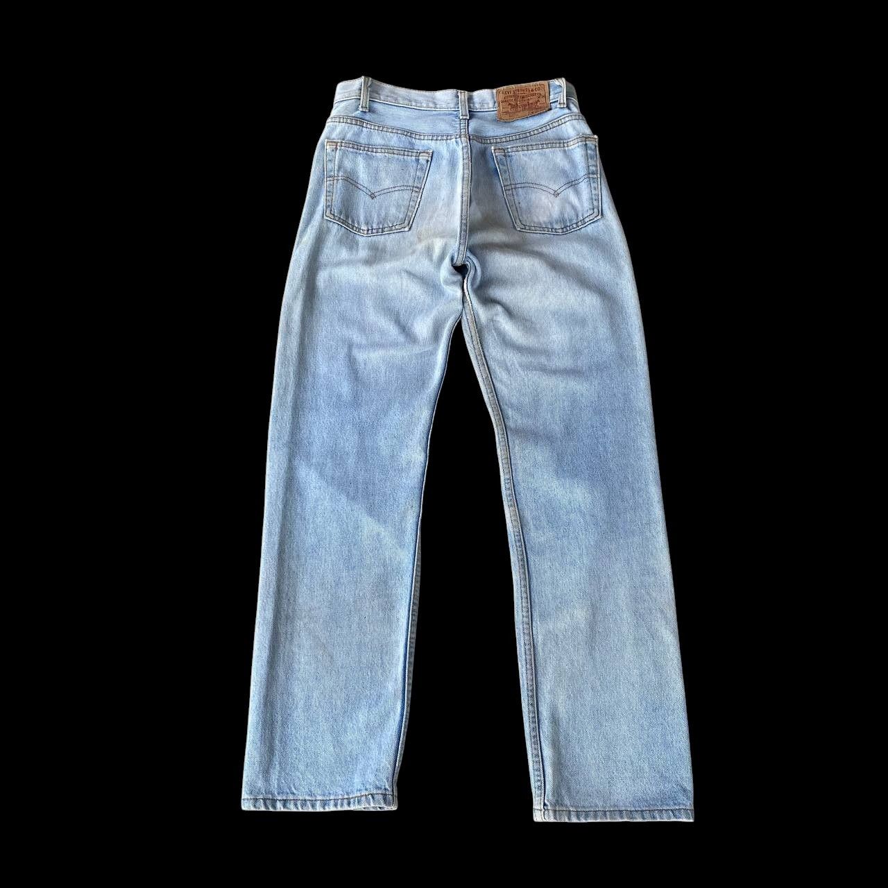 Levi's Vintage Clothing Vintage 90s Levi's 501 Distressed Dirty Wash Faded Grunge Size US 29 - 12 Thumbnail