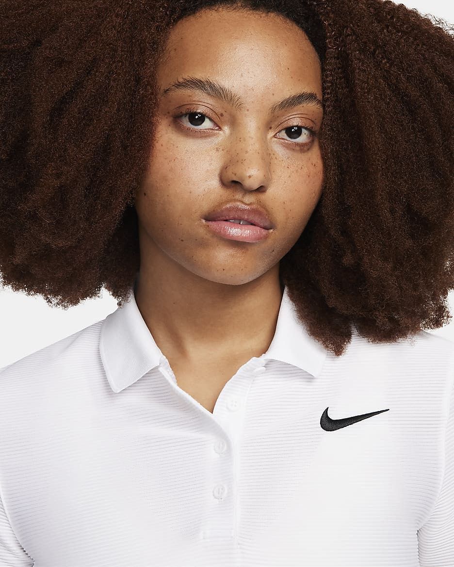 Nike Nike Victory Dri-FIT Golf Polo Ribbed Shirt White Size XXL / US 16-18 / IT 52-54 - 3 Thumbnail