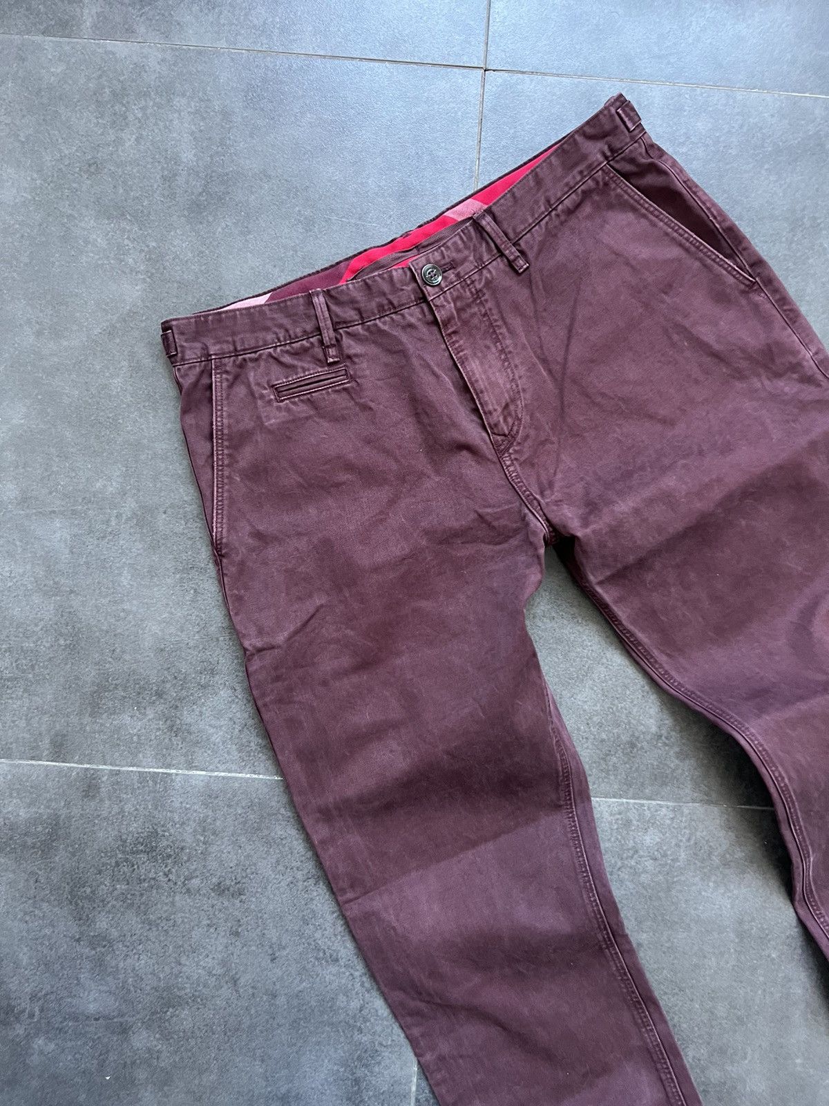 Burberry × Burberry Prorsum Vintage Burberry brit cotton pants 34 Size US 34 / EU 50 - 4 Thumbnail