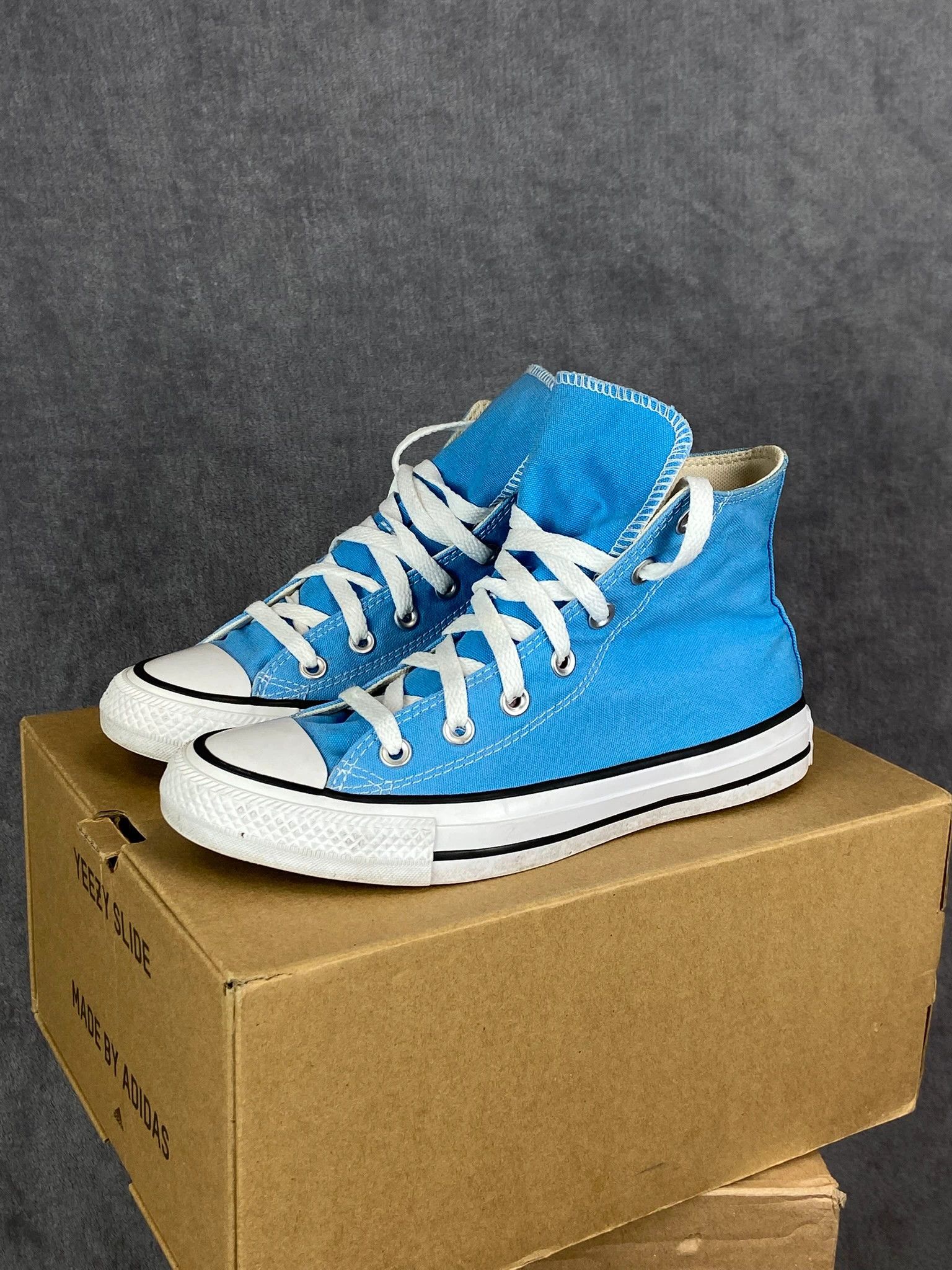 Converse Converse Chuck Taylor Blue High Tops Size 37.5 Size US 5 / EU 37 - 1 Thumbnail