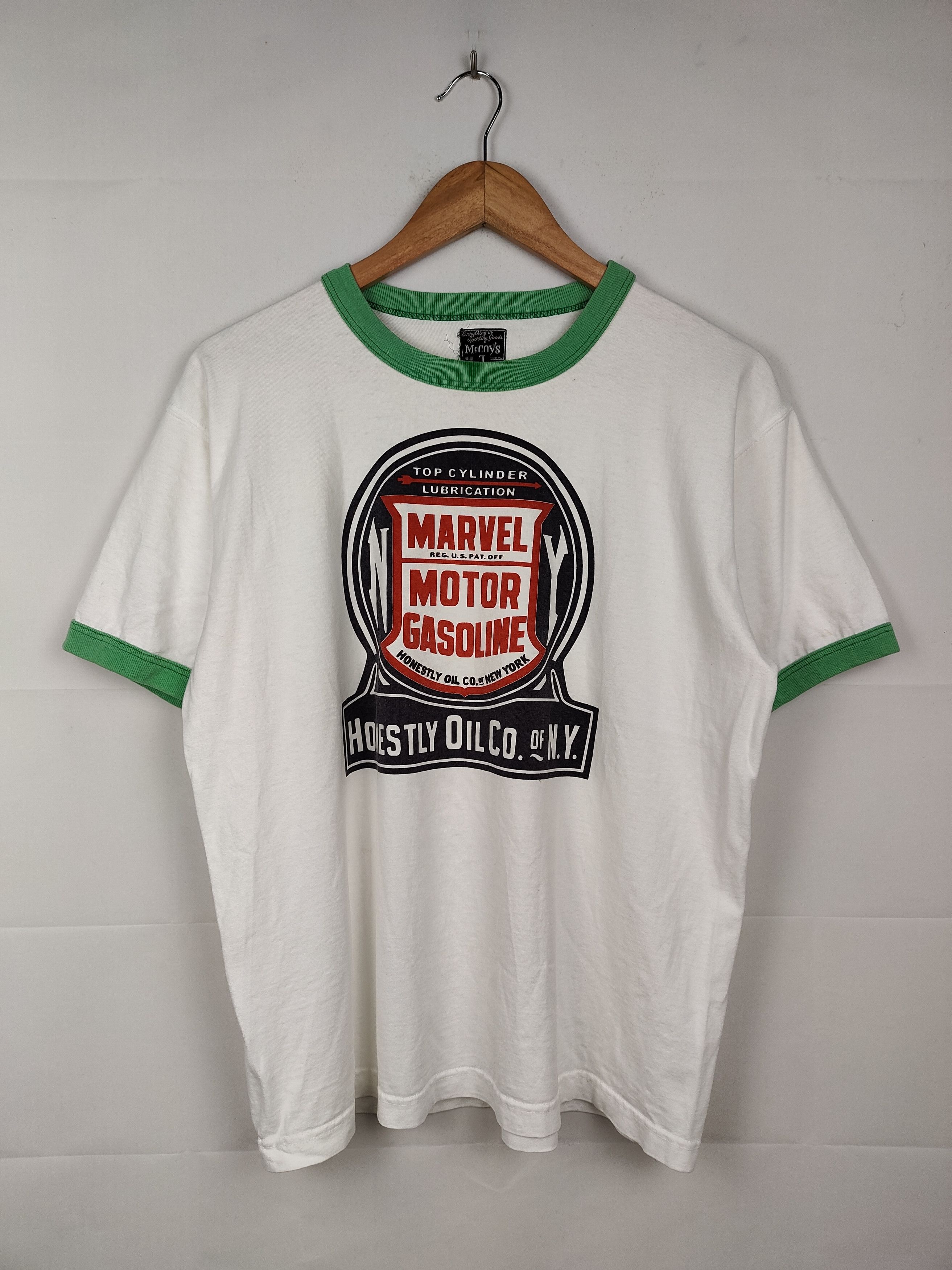 The Real McCoy's × Vintage Vintage 80s Mc coy's Ringer Shirt Size US L / EU 52-54 / 3 - 1 Thumbnail
