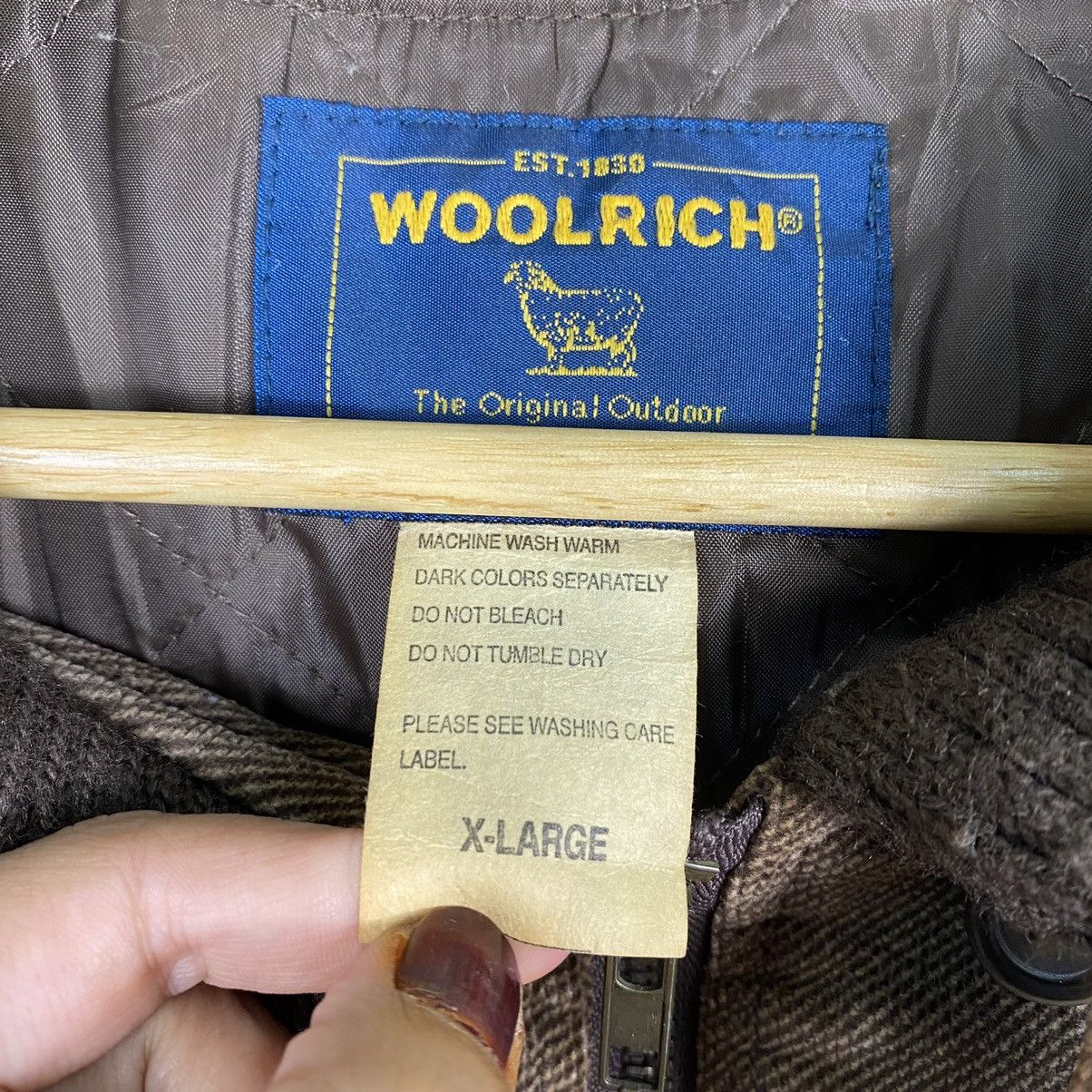 Japanese Brand × Woolrich Woolen Mills Vintage Woolrich John Rich & Bros Zipper Jacket Size US L / EU 52-54 / 3 - 12 Thumbnail