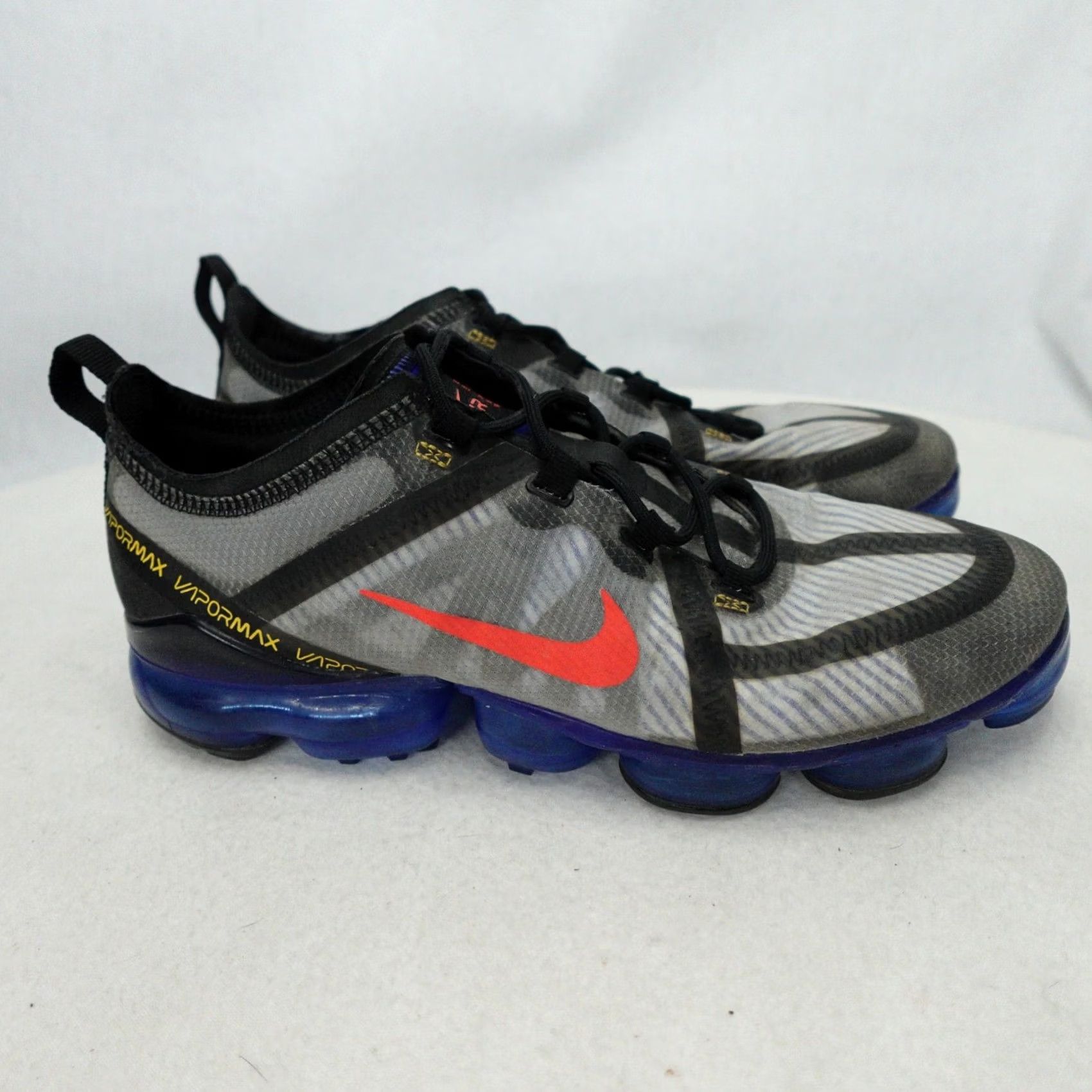 Nike Nike Air VaporMax 2019 Men Sneaker 9 Blue Black Hyper Crimson VaporMax 2019 Mens Shoes Size US 9 / EU 42 - 5 Thumbnail