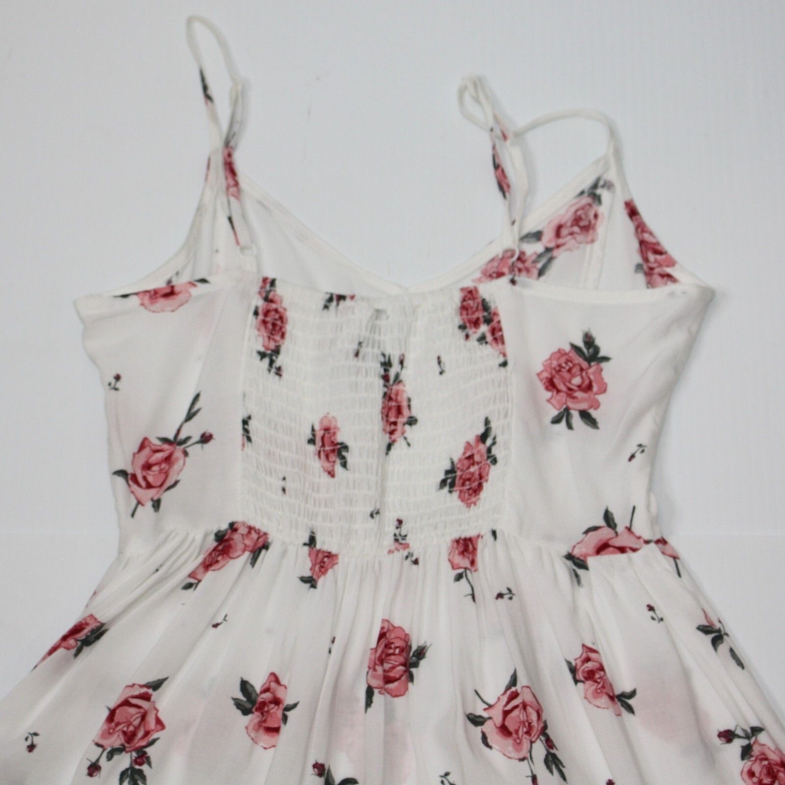 H&M White Floral Sleeveless Sundress with Roses in size US 0 Size XS / US 0-2 / IT 36-38 - 11 Thumbnail