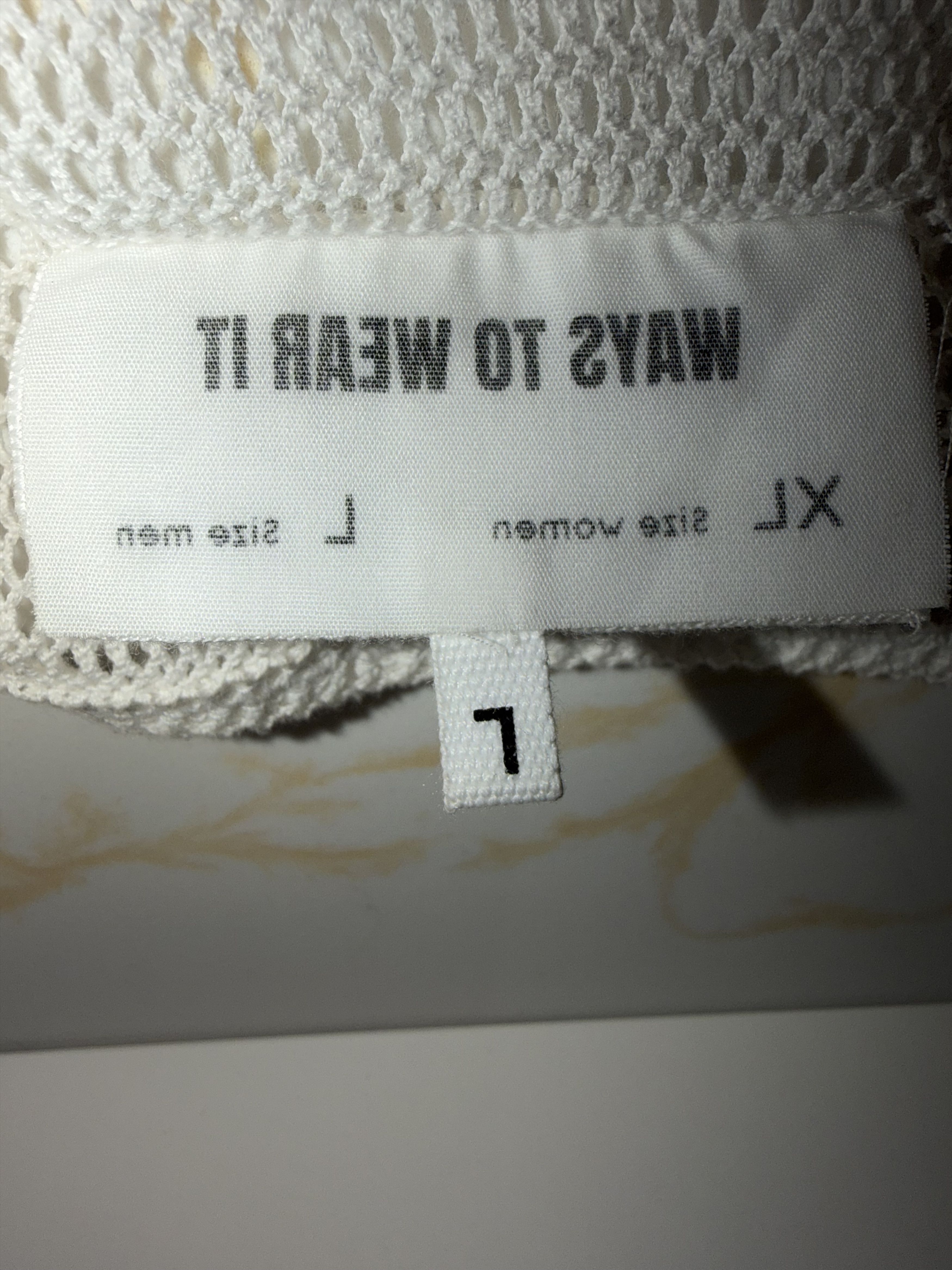 Maison Margiela Margiela Mesh Knit Top! Size US L / EU 52-54 / 3 - 3 Thumbnail