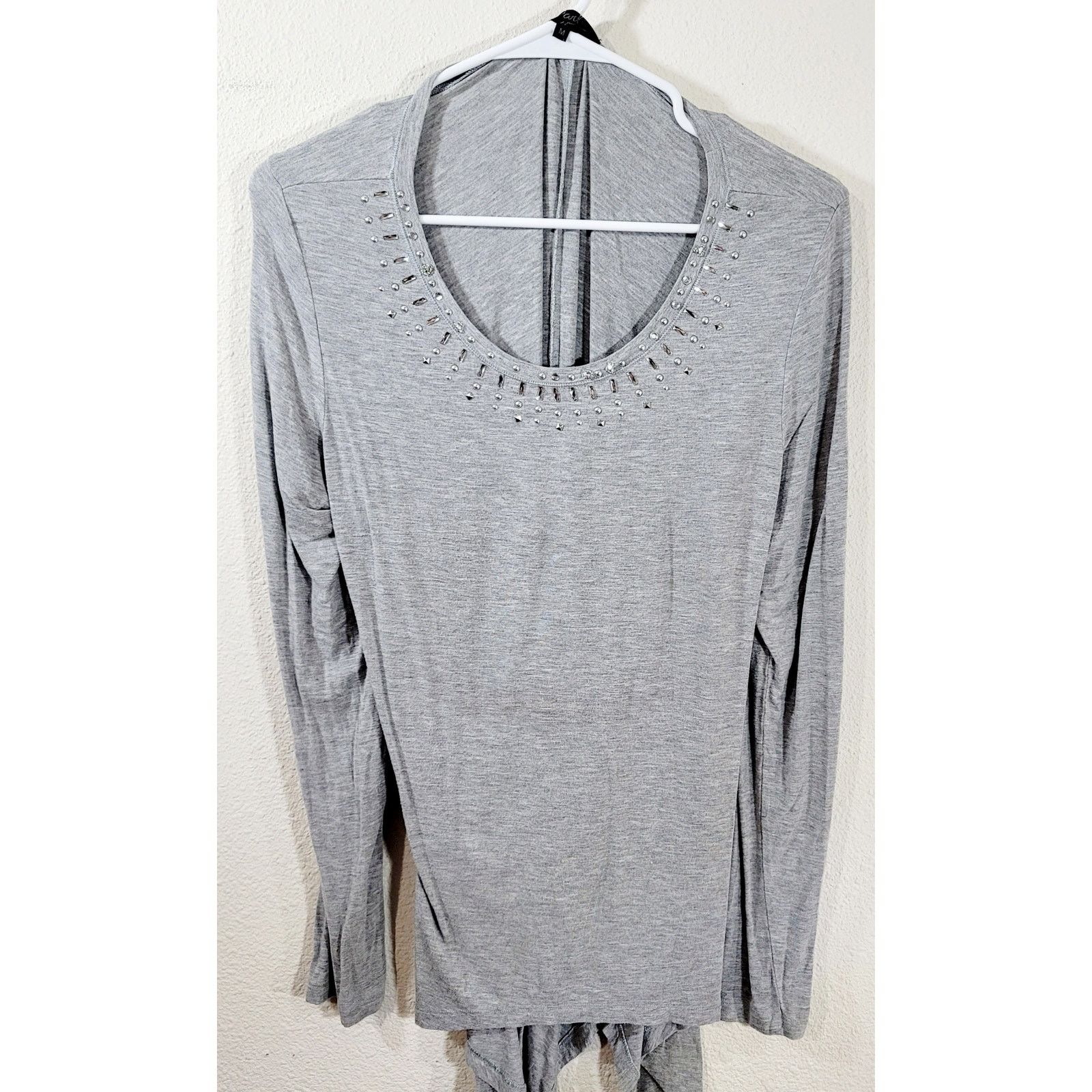 Other Earl Jeans Gray Heathers Sequin Collar Bodice Top Medium Size M / US 6-8 / IT 42-44 - 7 Thumbnail