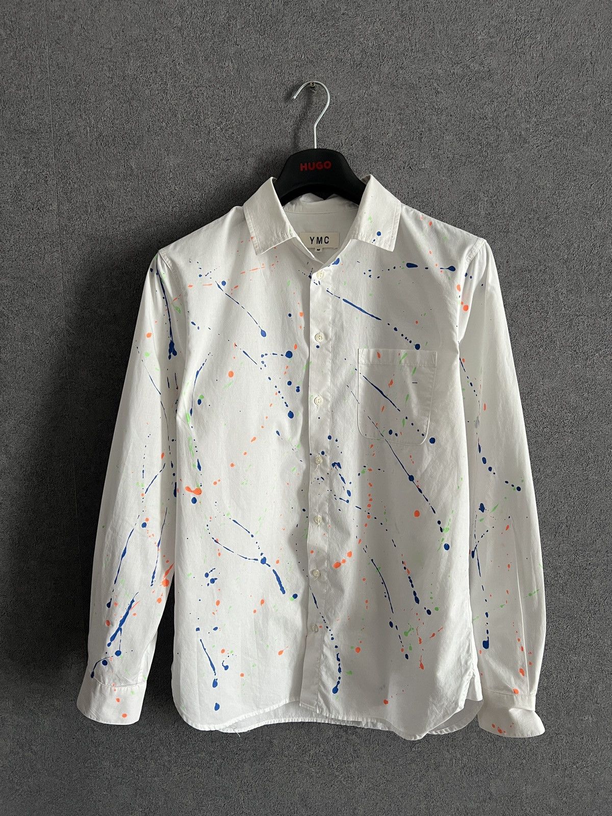 YMC YMC paint flick print shirt Size US M / EU 48-50 / 2 - 1 Thumbnail