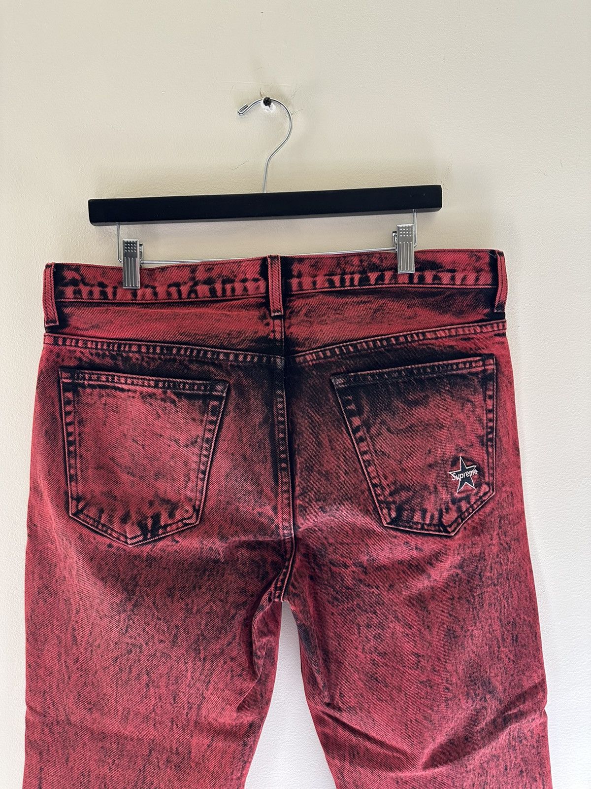 Supreme Supreme Over-dyed Regular Fit Denim Jeans Size US 34 / EU 50 - 2 Thumbnail