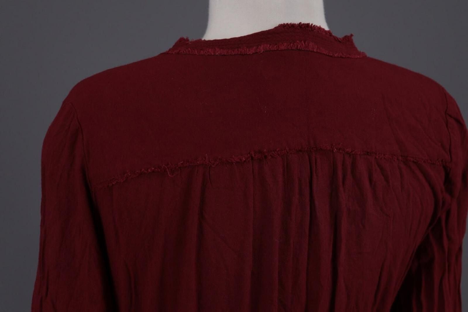 Zadig & Voltaire Zadig & Voltaire Rajel Burgundy Henley Bealt Dress Size XS Size XS / US 0-2 / IT 36-38 - 12 Thumbnail