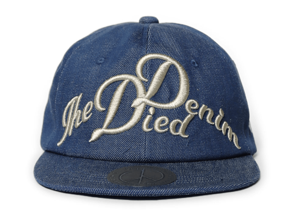 Kapital 11.5oz Denim Baseball CAP (The Denim Died embroidery) Size ONE SIZE - 1 Thumbnail