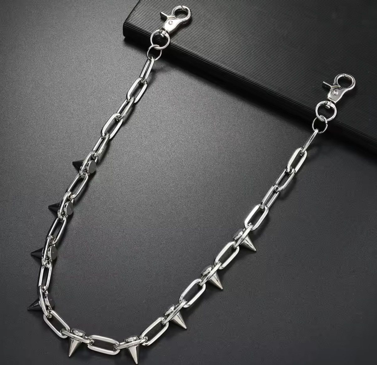 Jewelry Metal Spike Wallet chain Size ONE SIZE - 3 Thumbnail